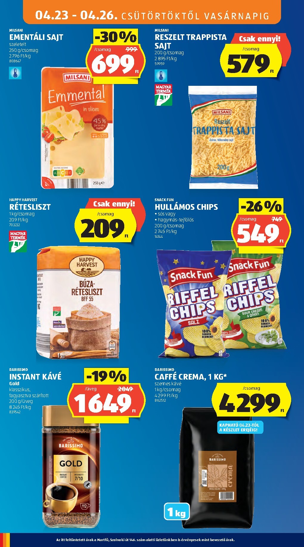 aldi - Aldi hirdetmény a következő hétre csütörtöktől 2026.04.23.-tól szerdától 2026.04.29.-ig - page: 12