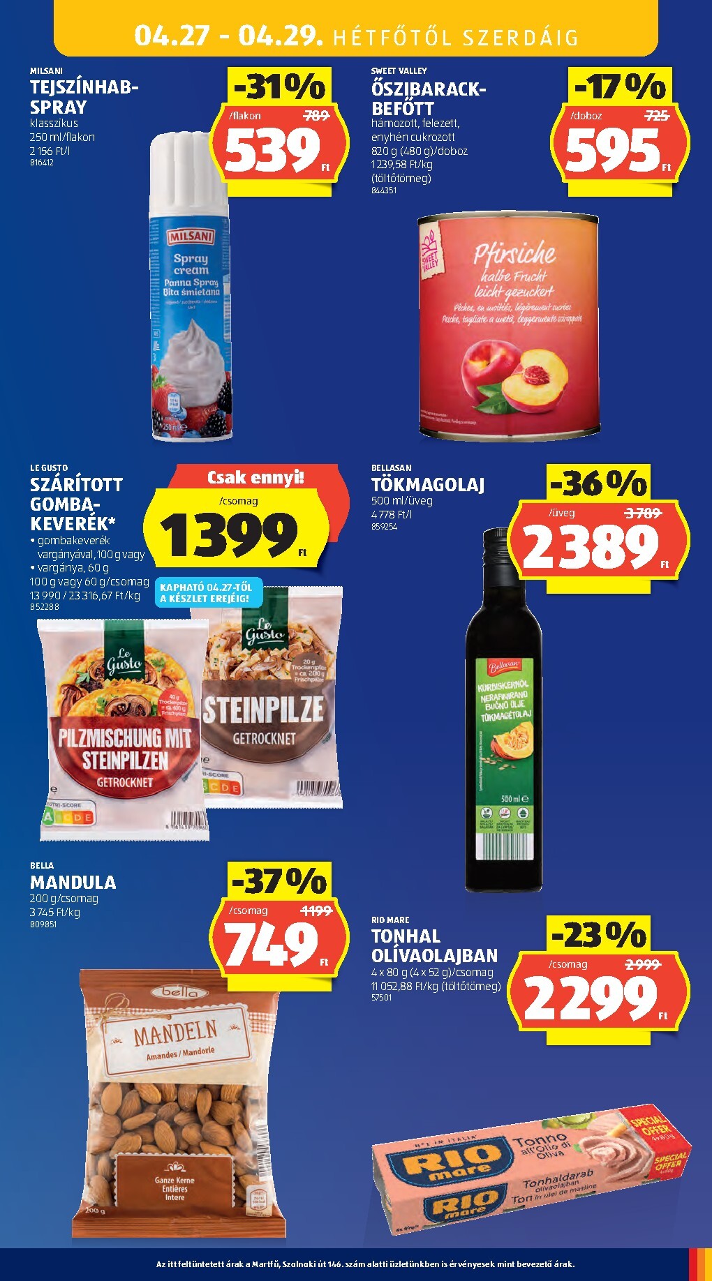 aldi - Aldi hirdetmény a következő hétre csütörtöktől 2026.04.23.-tól szerdától 2026.04.29.-ig - page: 37