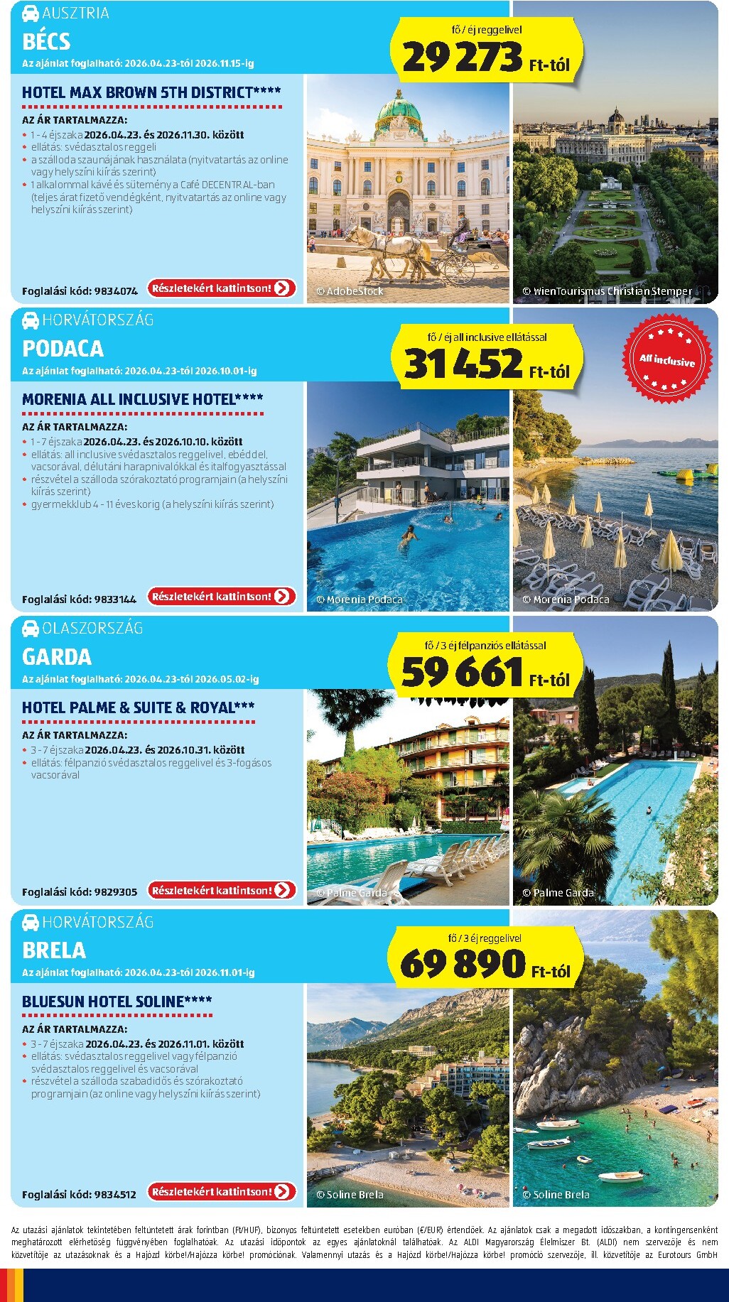 aldi - Aktuális Aldi - Utazás katalógus 2 szórólap érvényes hétfőtől 2026.04.06.-től vasárnaptól 2026.05.03.-ig - page: 2