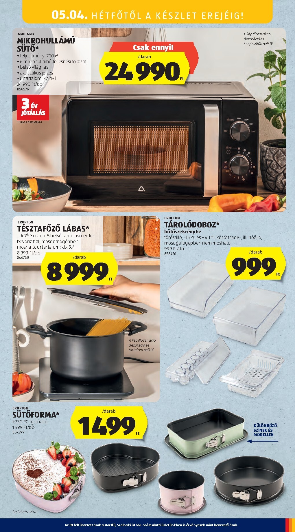 aldi - Aldi hirdetmény a következő hétre csütörtöktől 2026.04.30.-tól szerdától 2026.05.06.-ig - page: 45