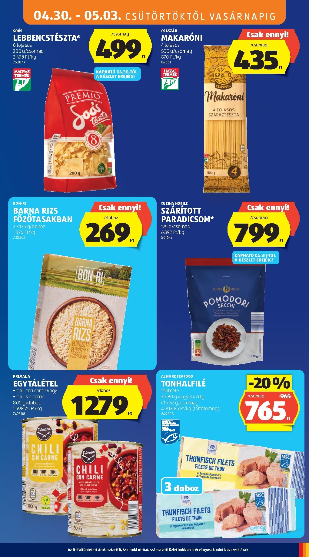 aldi - Aldi hirdetmény a következő hétre csütörtöktől 2026.04.30.-tól szerdától 2026.05.06.-ig - page: 13