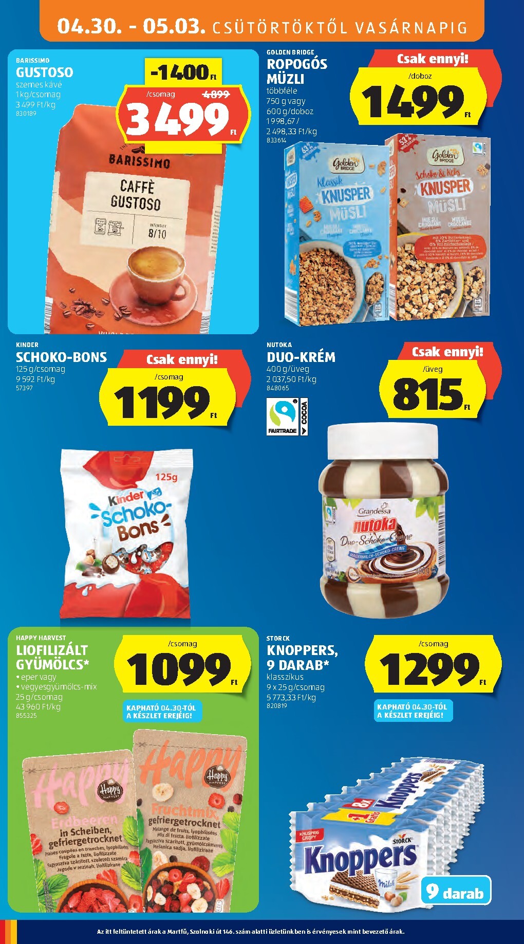 aldi - Aldi hirdetmény a következő hétre csütörtöktől 2026.04.30.-tól szerdától 2026.05.06.-ig - page: 14