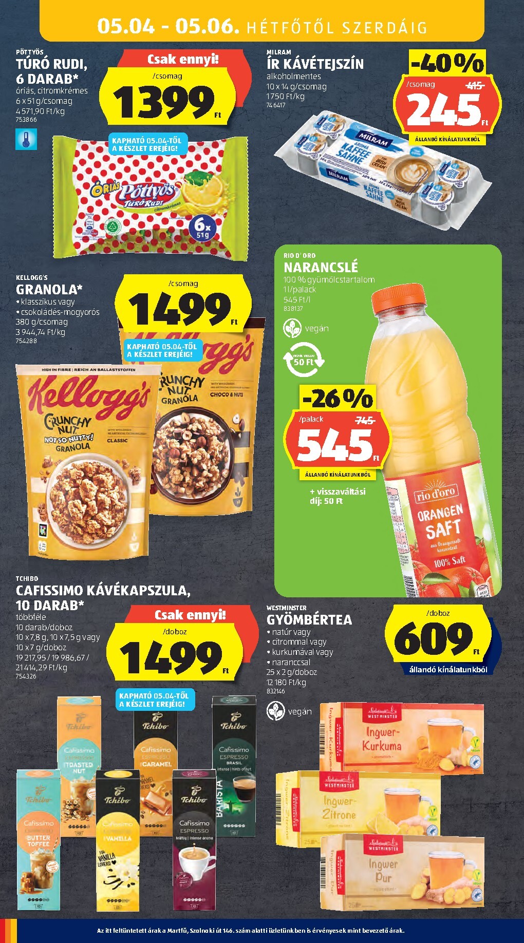 aldi - Aldi hirdetmény a következő hétre csütörtöktől 2026.04.30.-tól szerdától 2026.05.06.-ig - page: 44