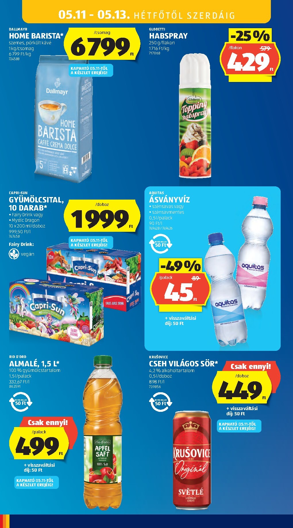 aldi - Aldi hirdetmény a következő hétre csütörtöktől 2026.05.07.-tól szerdától 2026.05.13.-ig - page: 42