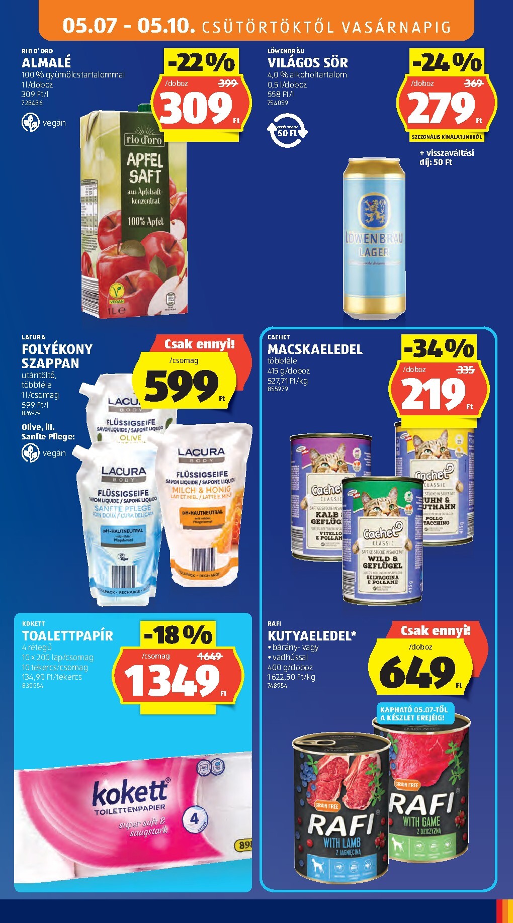 aldi - Aldi hirdetmény a következő hétre csütörtöktől 2026.05.07.-tól szerdától 2026.05.13.-ig - page: 15