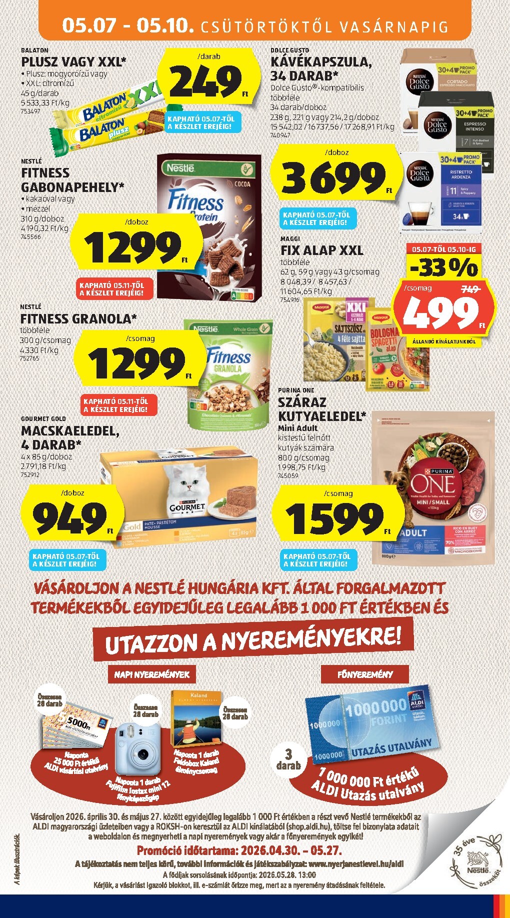 aldi - Aldi hirdetmény a következő hétre csütörtöktől 2026.05.07.-tól szerdától 2026.05.13.-ig - page: 17