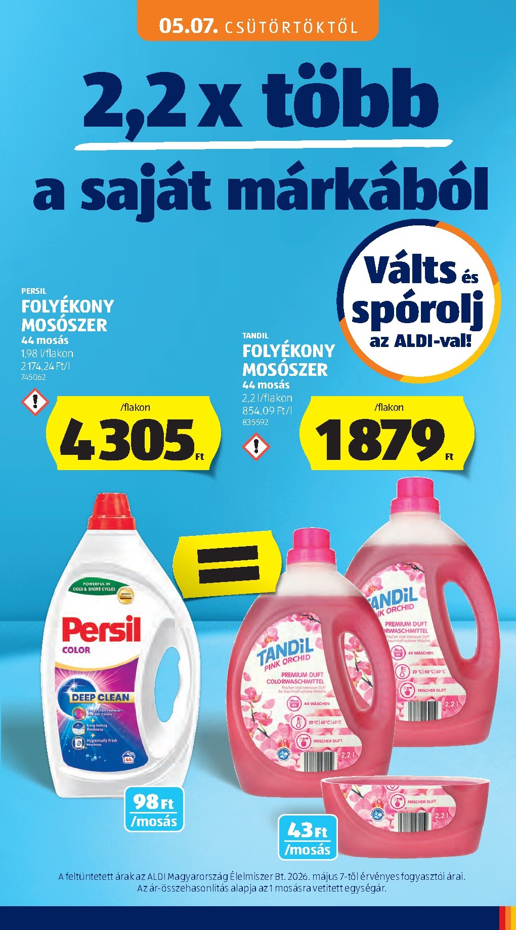aldi - Aldi hirdetmény a következő hétre csütörtöktől 2026.05.07.-tól szerdától 2026.05.13.-ig - page: 21