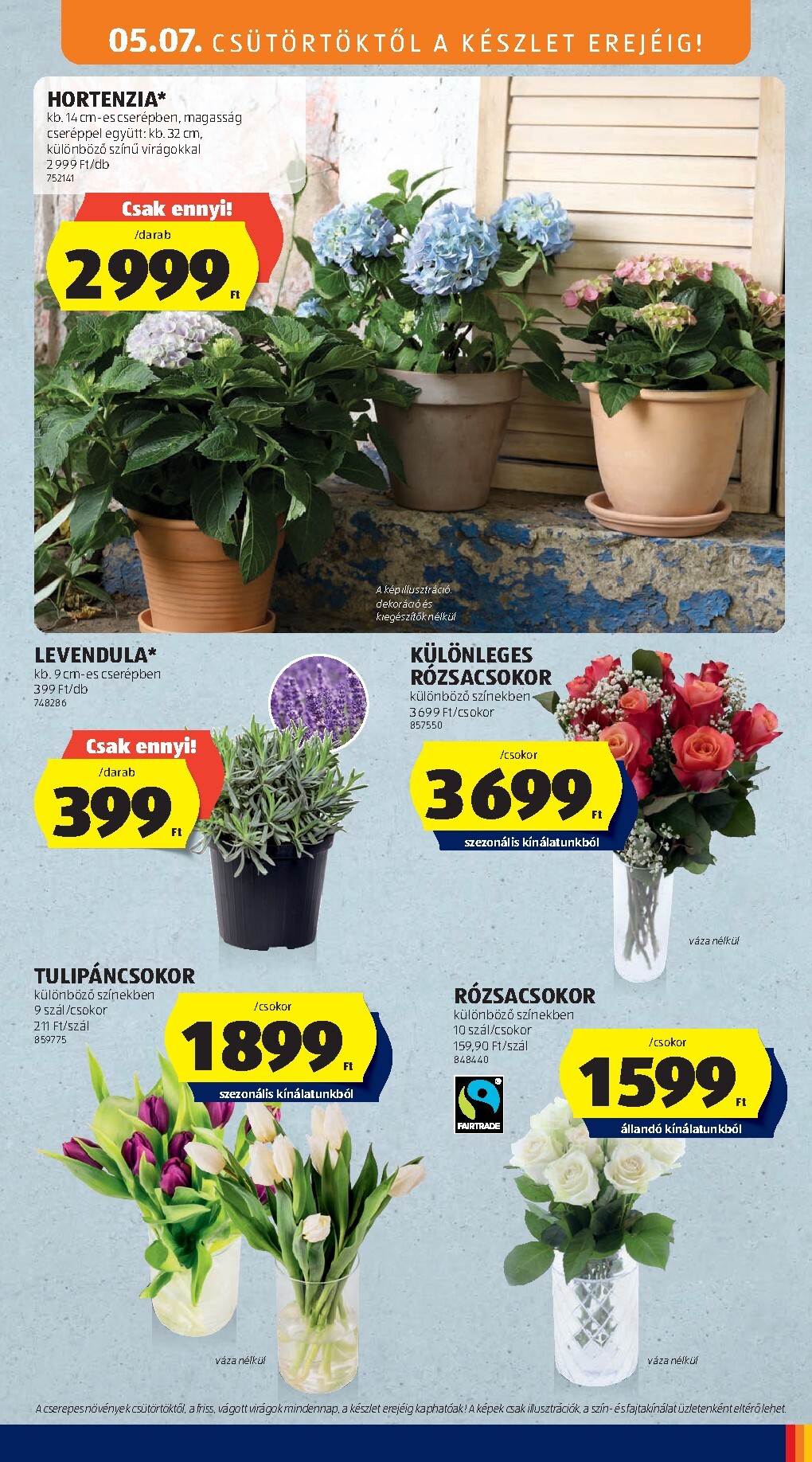 aldi - Aldi - Középső sor termékei hirdetmény a következő hétre csütörtöktől 2026.05.07.-tól szerdától 2026.05.13.-ig - page: 5