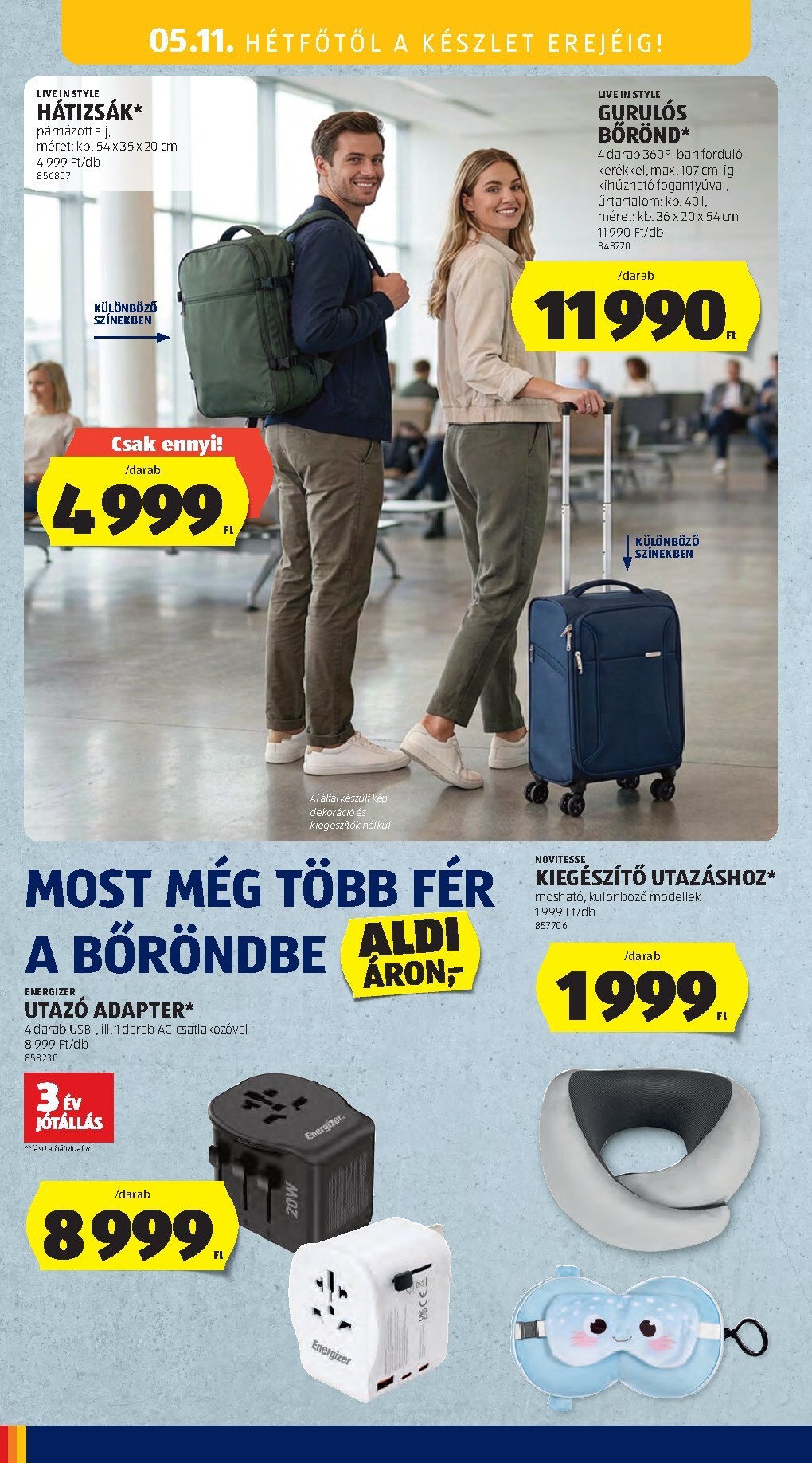 aldi - Aldi - Középső sor termékei hirdetmény a következő hétre csütörtöktől 2026.05.07.-tól szerdától 2026.05.13.-ig - page: 20