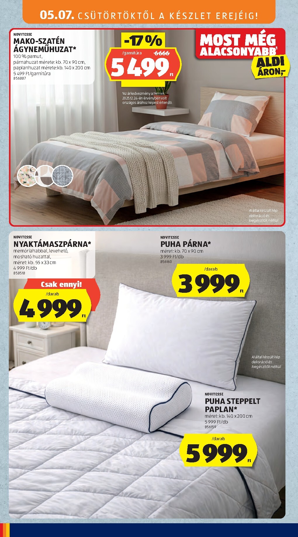 aldi - Aldi - Középső sor termékei hirdetmény a következő hétre csütörtöktől 2026.05.07.-tól szerdától 2026.05.13.-ig - page: 10