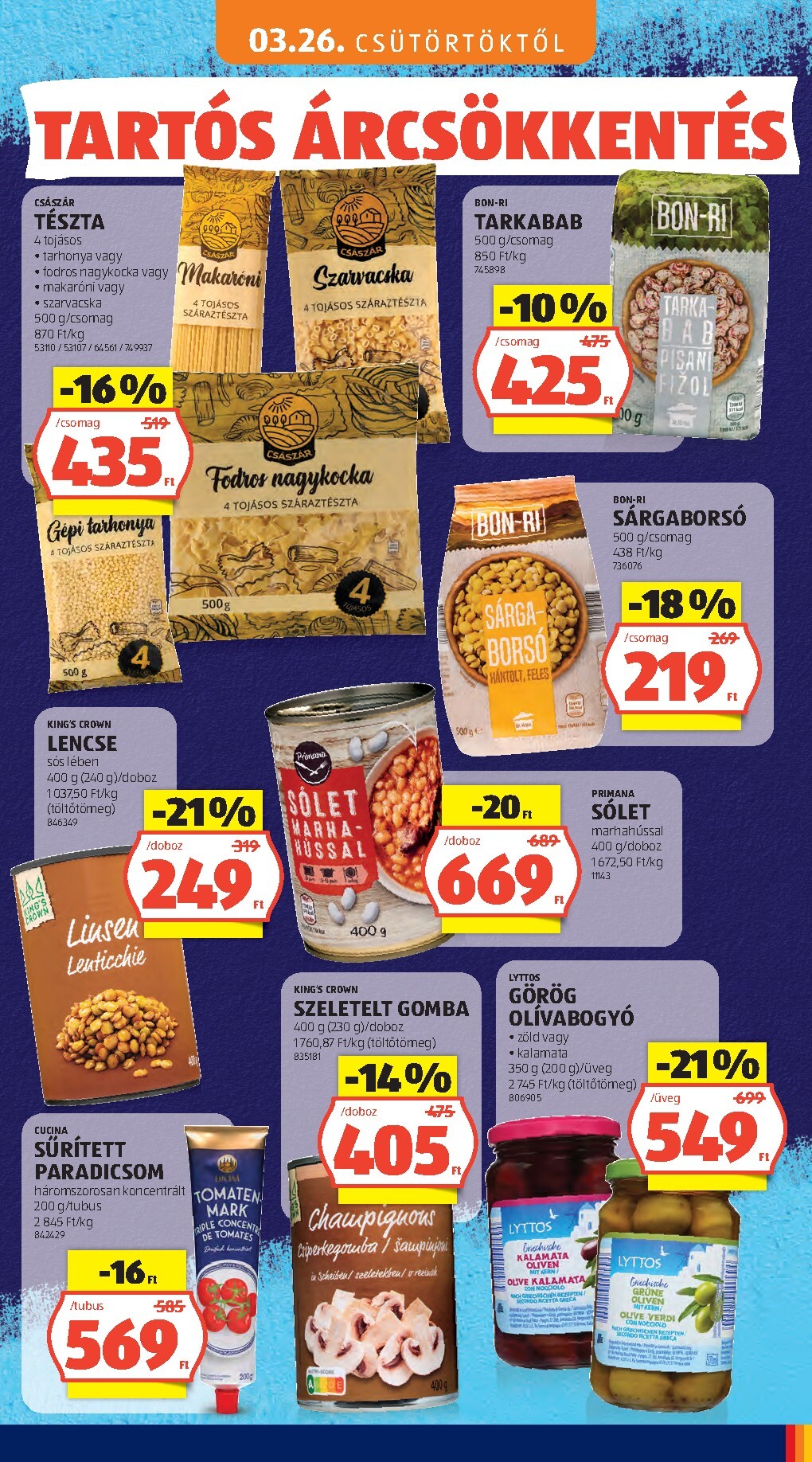 aldi - Aktuális Aldi - Tartós árcsökkentés flyer szórólap érvényes csütörtöktől 2026.03.05.-től vasárnaptól 2026.05.31.-ig - page: 83