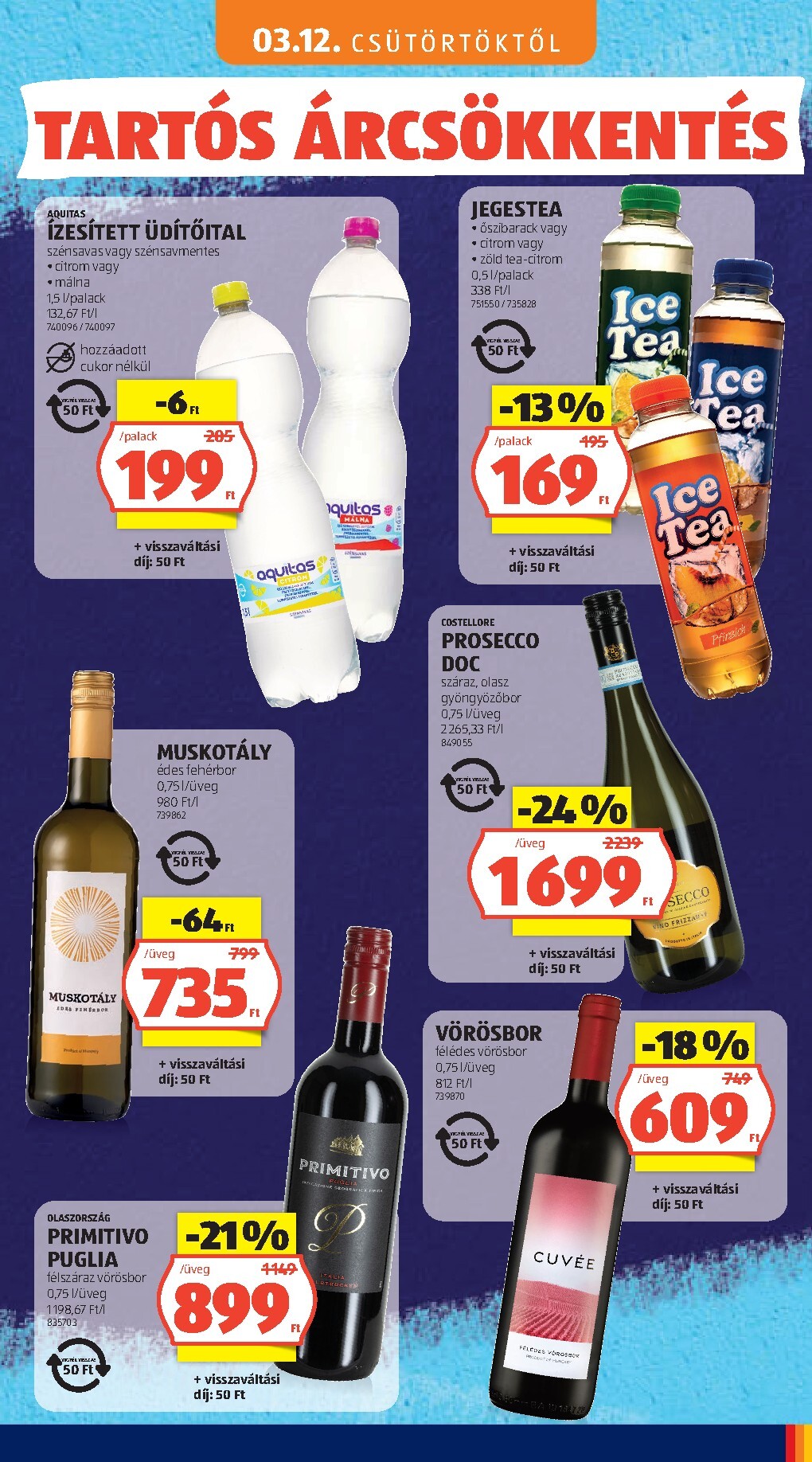 aldi - Aktuális Aldi - Tartós árcsökkentés flyer szórólap érvényes csütörtöktől 2026.03.05.-től vasárnaptól 2026.05.31.-ig - page: 49