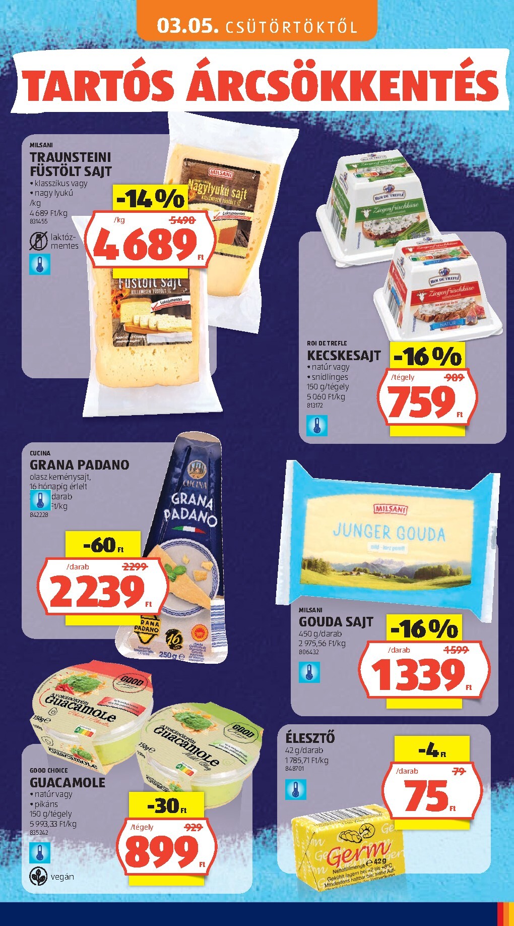 aldi - Aktuális Aldi - Tartós árcsökkentés flyer szórólap érvényes csütörtöktől 2026.03.05.-től vasárnaptól 2026.05.31.-ig - page: 9