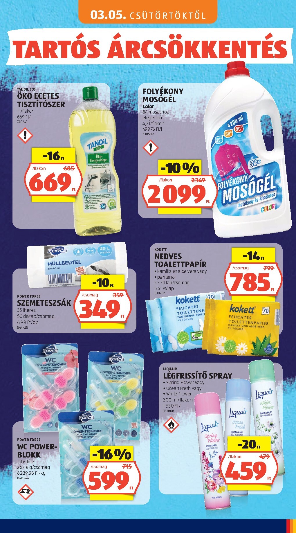 aldi - Aktuális Aldi - Tartós árcsökkentés flyer szórólap érvényes csütörtöktől 2026.03.05.-től vasárnaptól 2026.05.31.-ig - page: 31