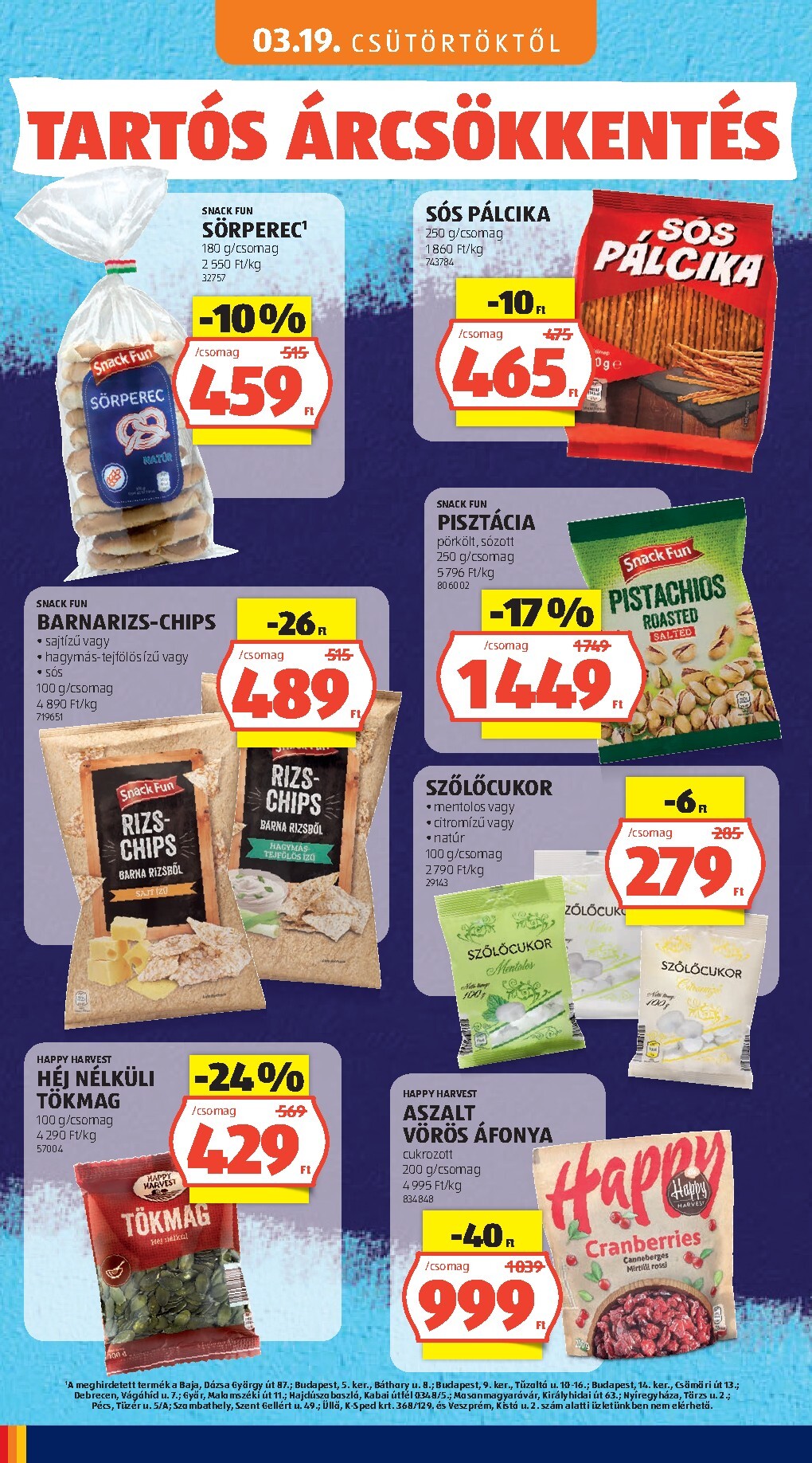 aldi - Aktuális Aldi - Tartós árcsökkentés flyer szórólap érvényes csütörtöktől 2026.03.05.-től vasárnaptól 2026.05.31.-ig - page: 68