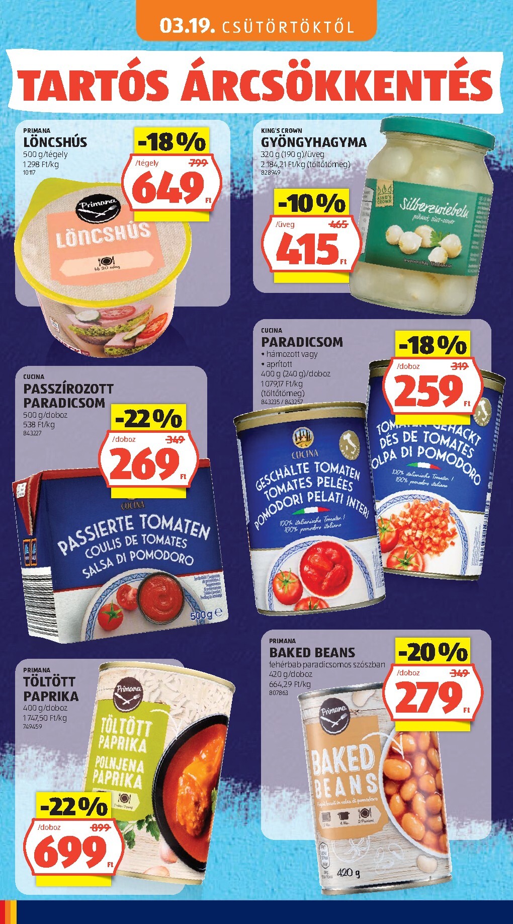 aldi - Aktuális Aldi - Tartós árcsökkentés flyer szórólap érvényes csütörtöktől 2026.03.05.-től vasárnaptól 2026.05.31.-ig - page: 64