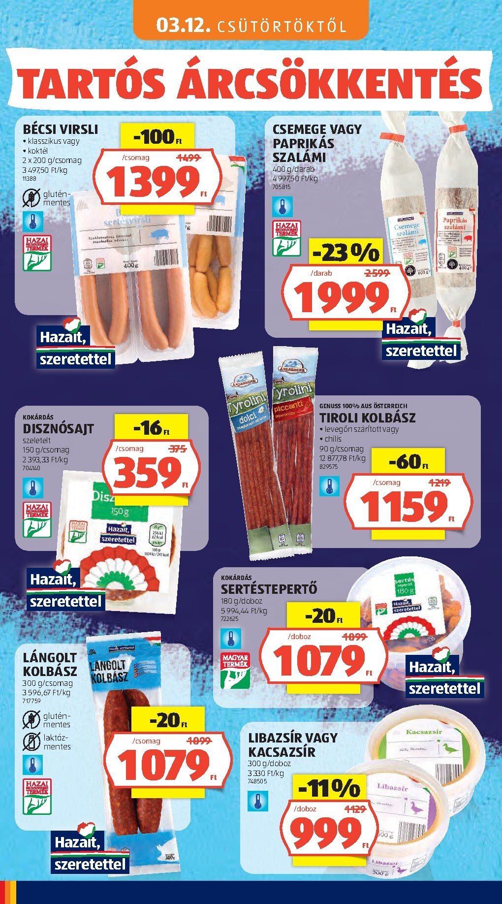 aldi - Aktuális Aldi - Tartós árcsökkentés flyer szórólap érvényes csütörtöktől 2026.03.05.-től vasárnaptól 2026.05.31.-ig - page: 36