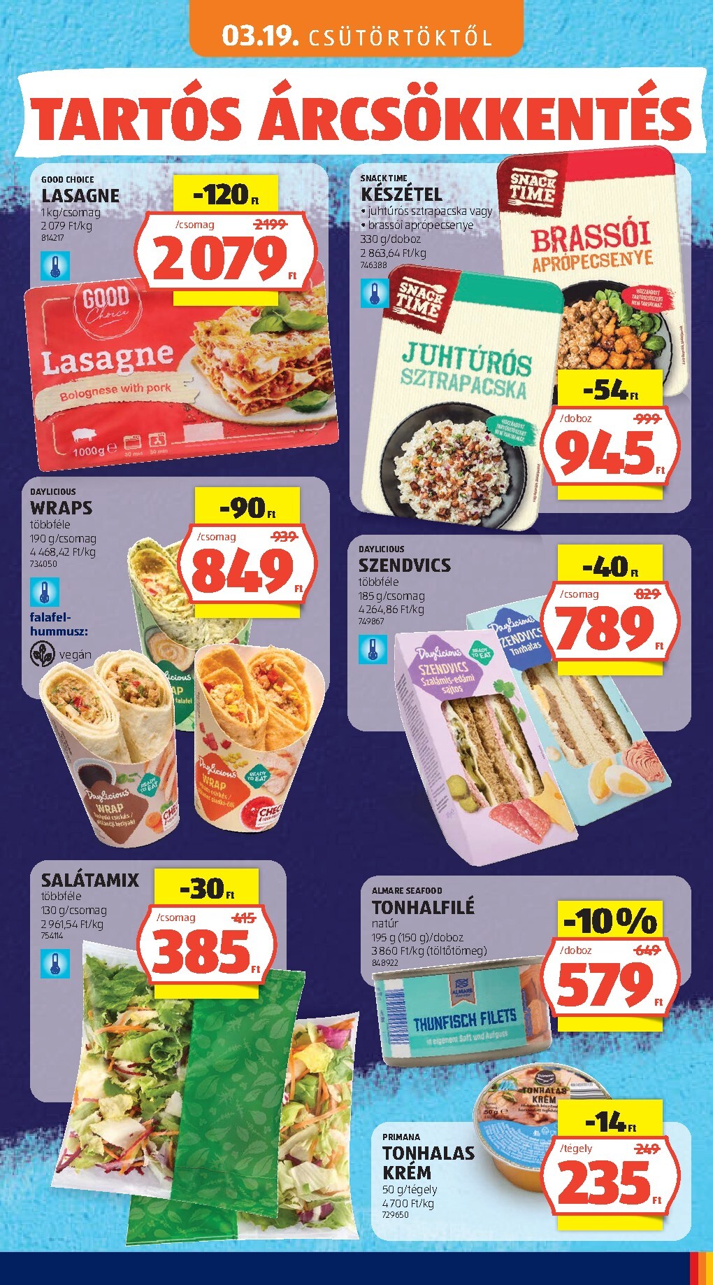 aldi - Aktuális Aldi - Tartós árcsökkentés flyer szórólap érvényes csütörtöktől 2026.03.05.-től vasárnaptól 2026.05.31.-ig - page: 63
