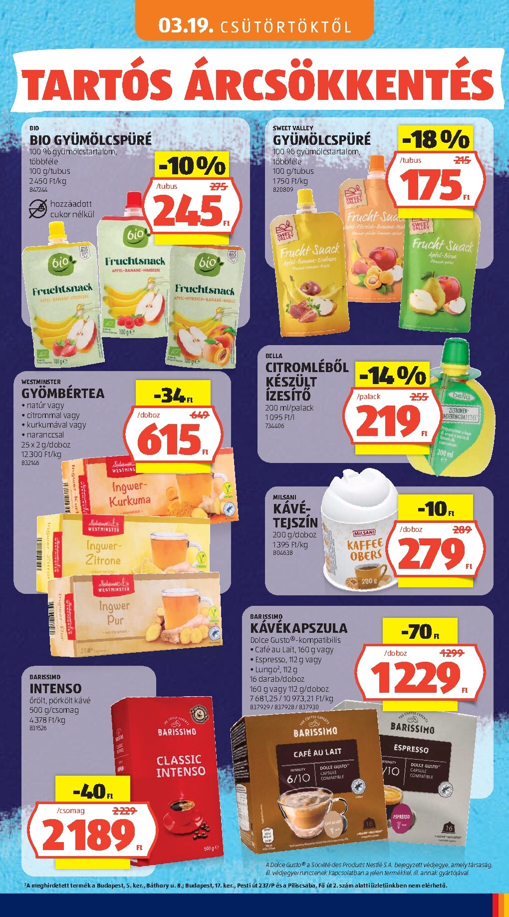 aldi - Aktuális Aldi - Tartós árcsökkentés flyer szórólap érvényes csütörtöktől 2026.03.05.-től vasárnaptól 2026.05.31.-ig - page: 69