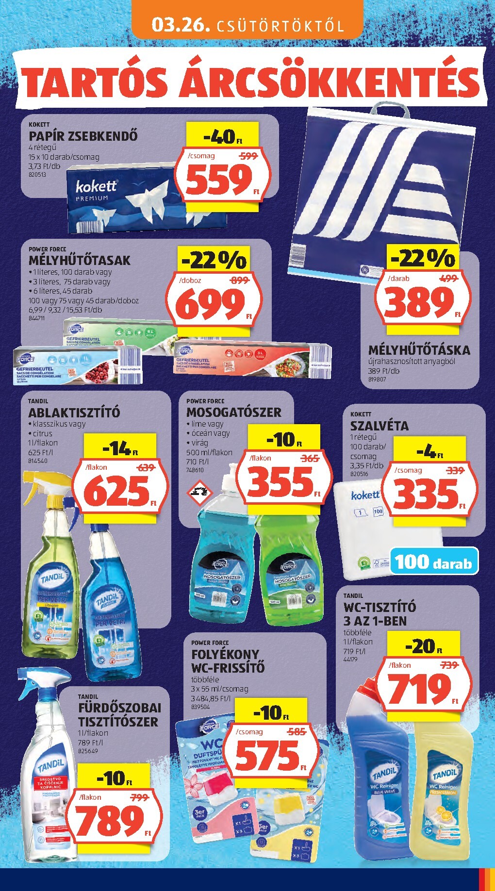 aldi - Aktuális Aldi - Tartós árcsökkentés flyer szórólap érvényes csütörtöktől 2026.03.05.-től vasárnaptól 2026.05.31.-ig - page: 91