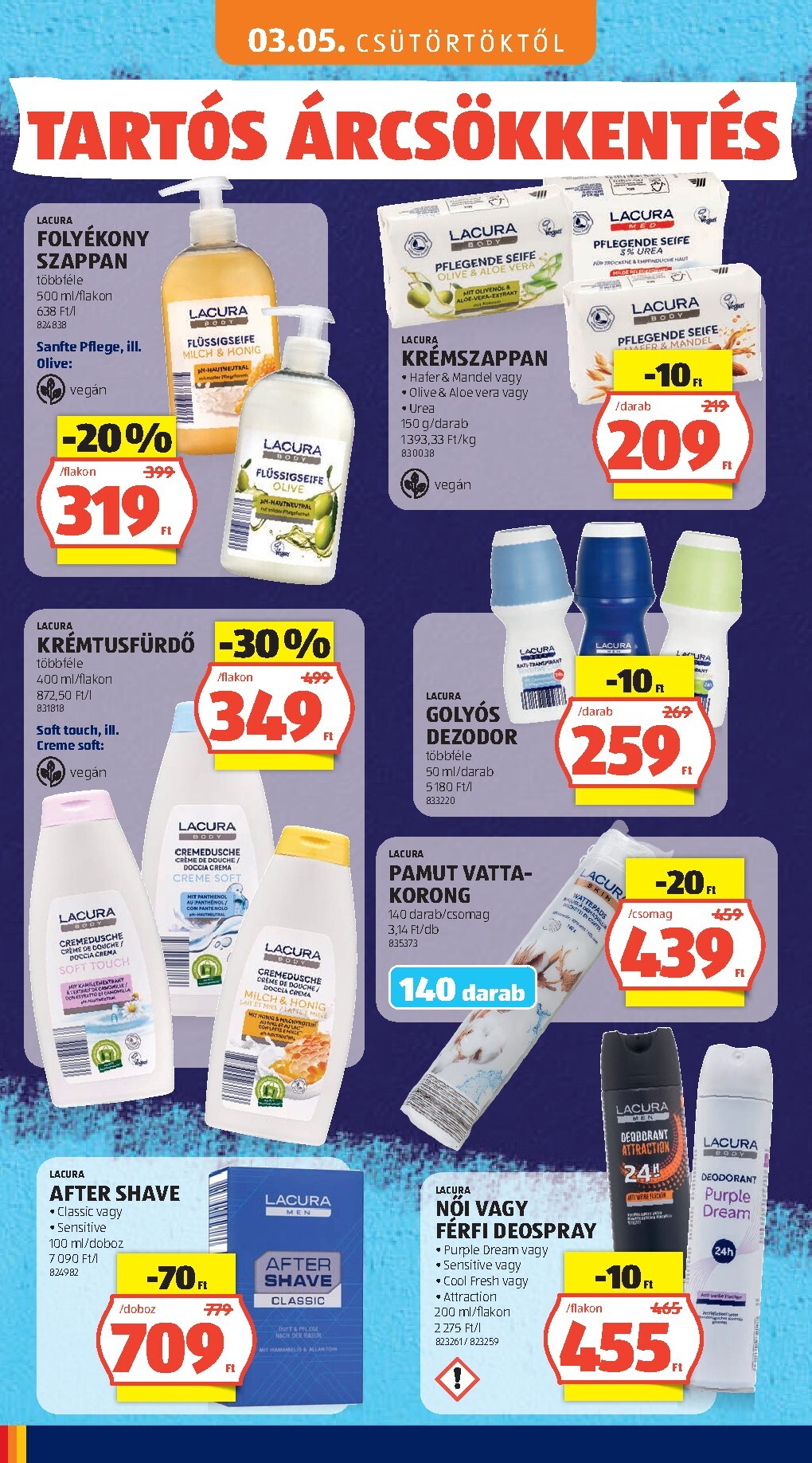 aldi - Aktuális Aldi - Tartós árcsökkentés flyer szórólap érvényes csütörtöktől 2026.03.05.-től vasárnaptól 2026.05.31.-ig - page: 28