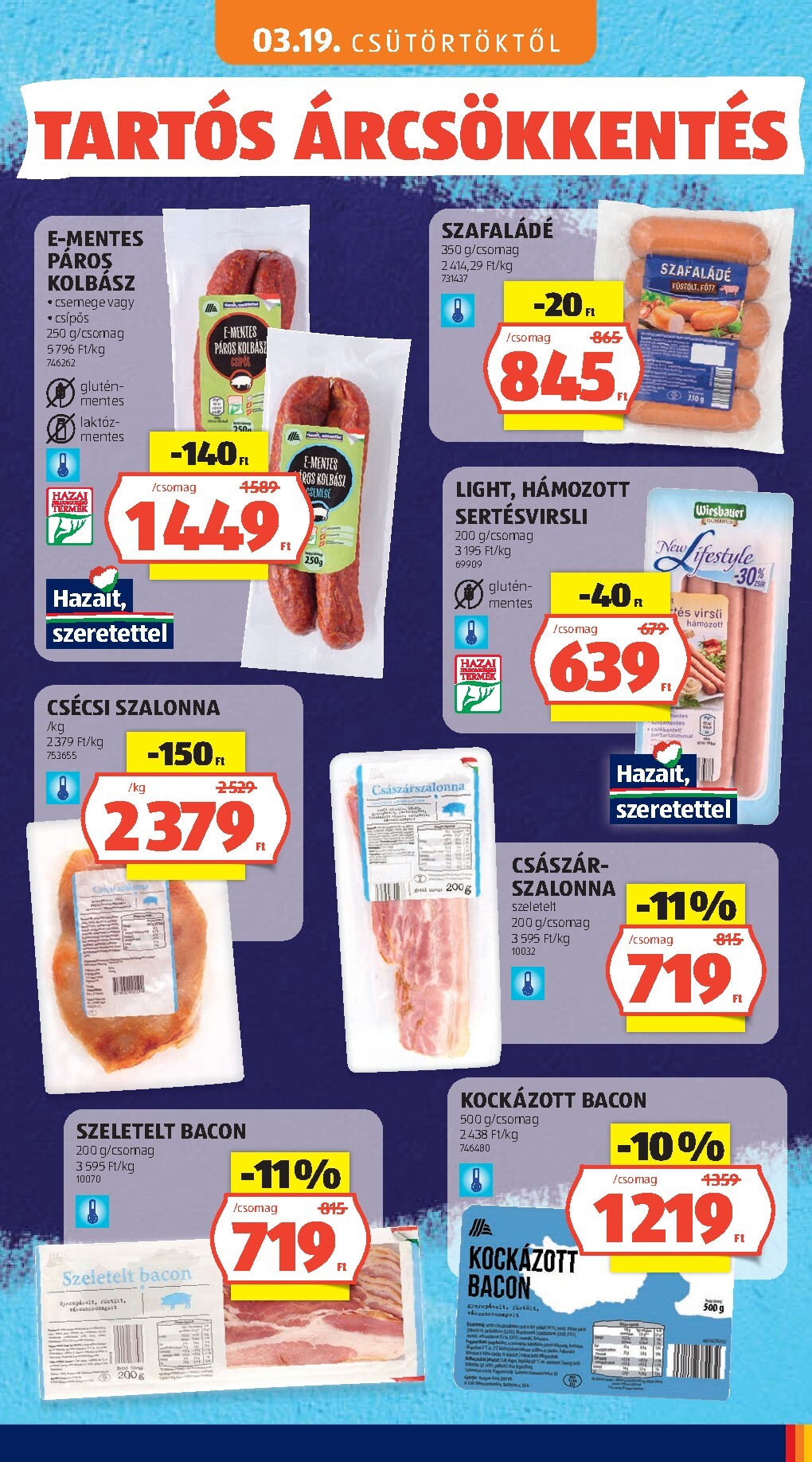 aldi - Aktuális Aldi - Tartós árcsökkentés flyer szórólap érvényes csütörtöktől 2026.03.05.-től vasárnaptól 2026.05.31.-ig - page: 59