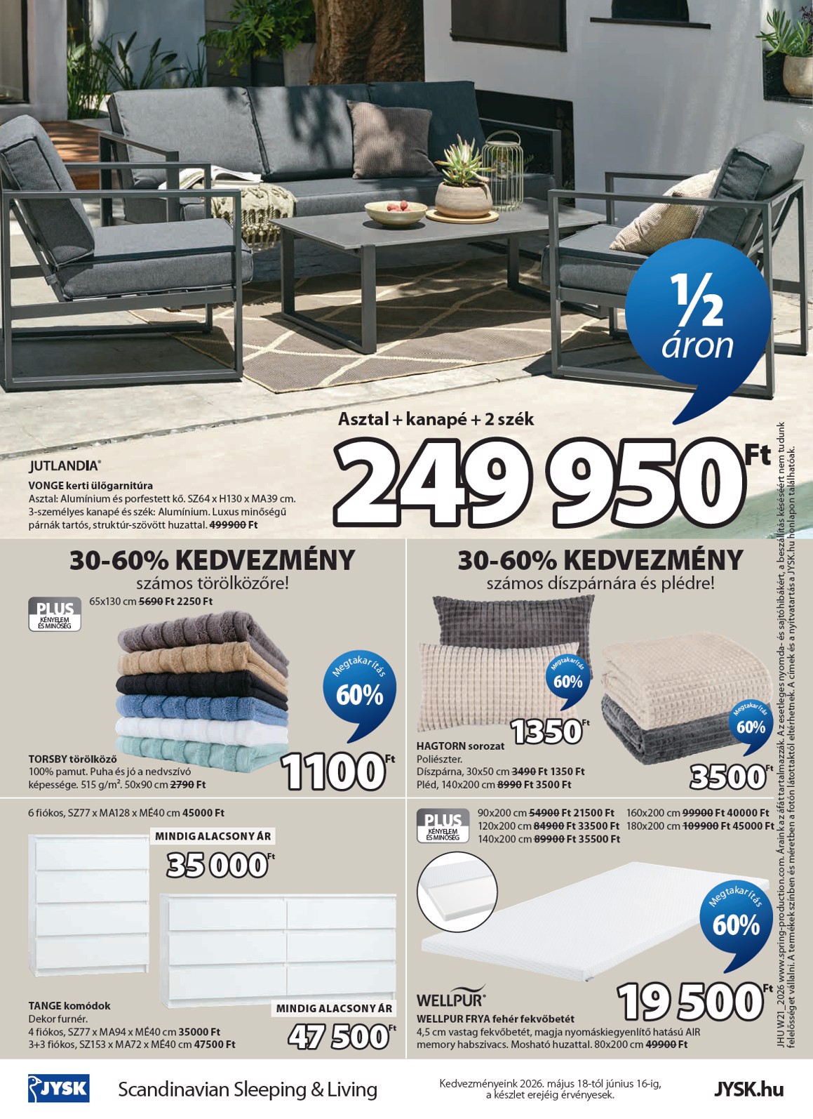 jysk - Aktuális JYSK szórólap érvényes hétfőtől 2026.05.18.-től keddtől 2026.06.16.-ig - page: 16