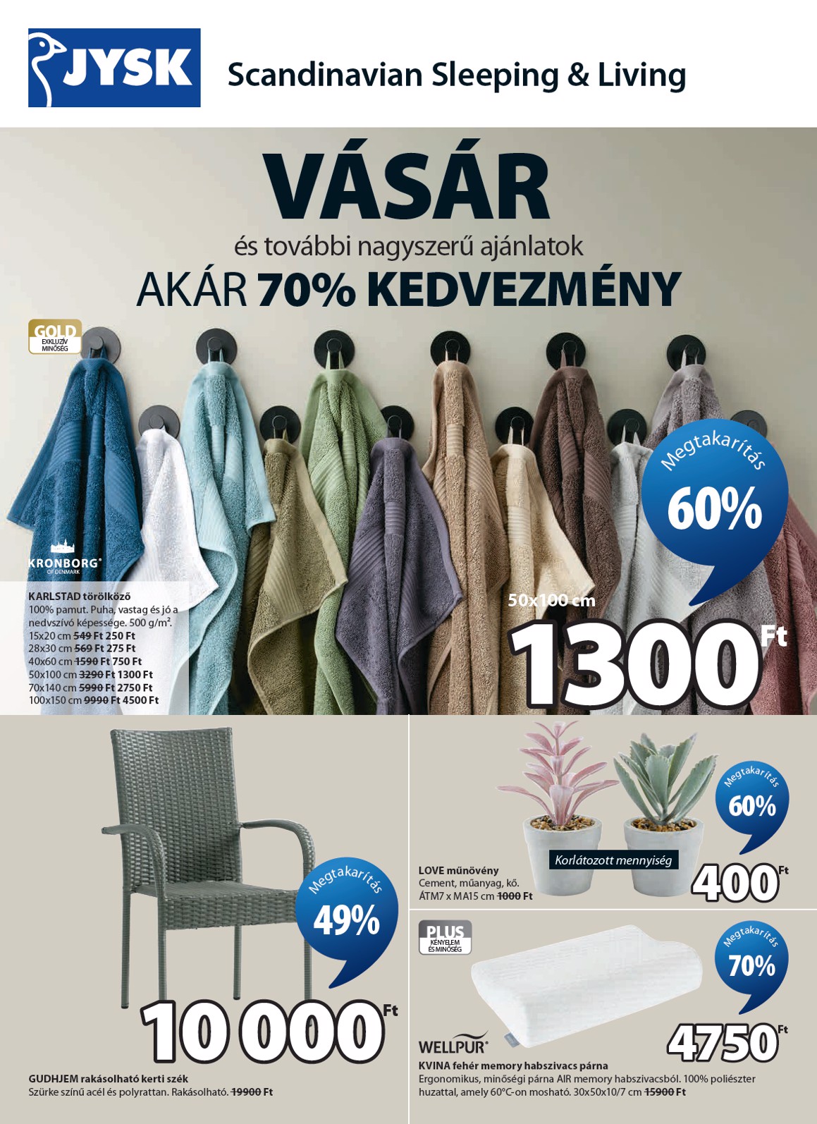 jysk - Aktuális JYSK szórólap érvényes szerdától 2026.06.03.-től vasárnaptól 2026.06.21.-ig