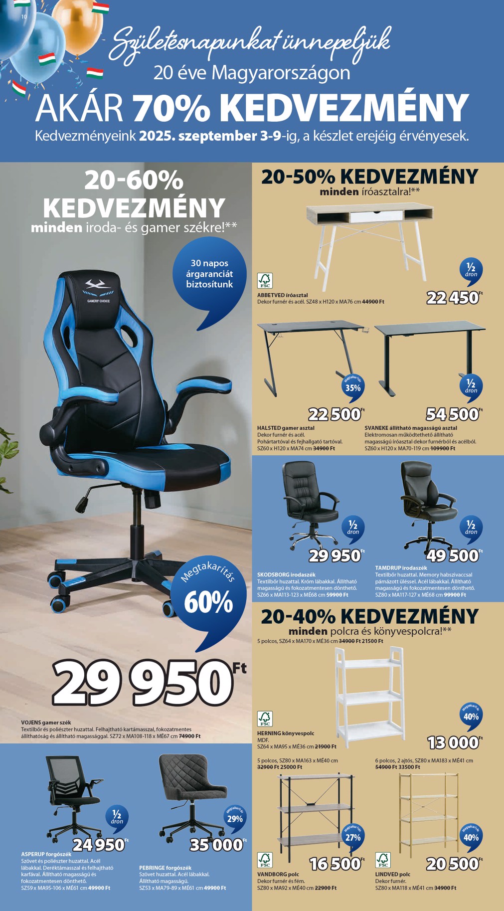 jysk - JYSK akciós újság, érvényes 09.03. - 09.09. - page: 10