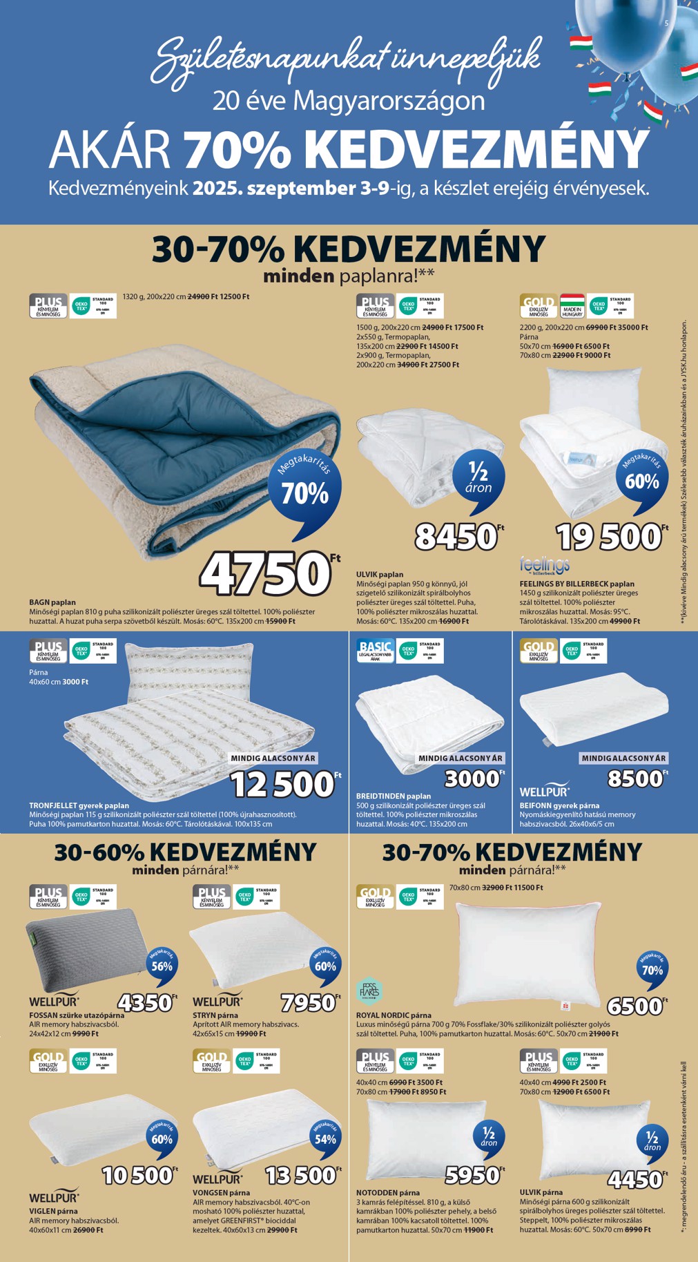 jysk - JYSK akciós újság, érvényes 09.03. - 09.09. - page: 5