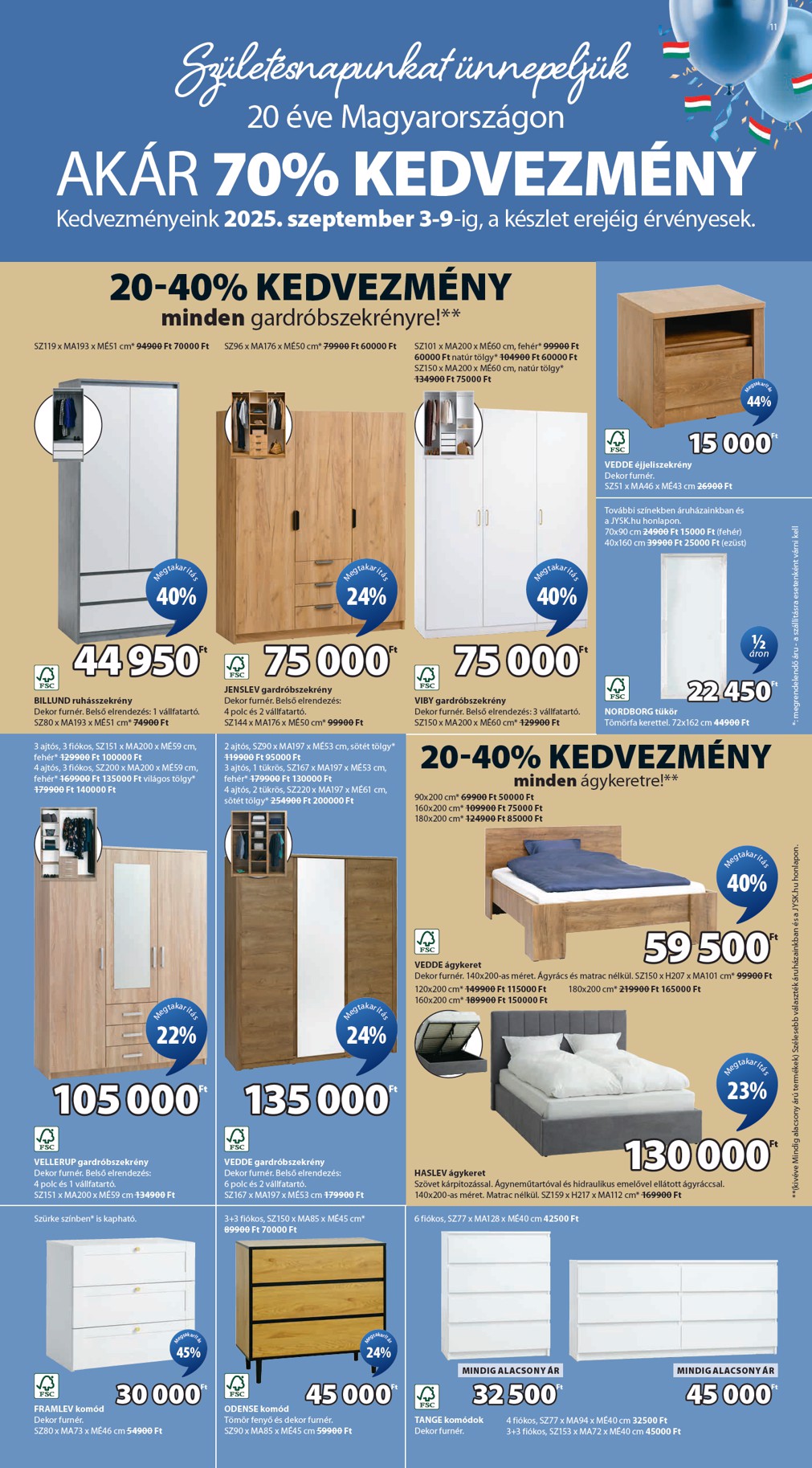 jysk - JYSK akciós újság, érvényes 09.03. - 09.09. - page: 11