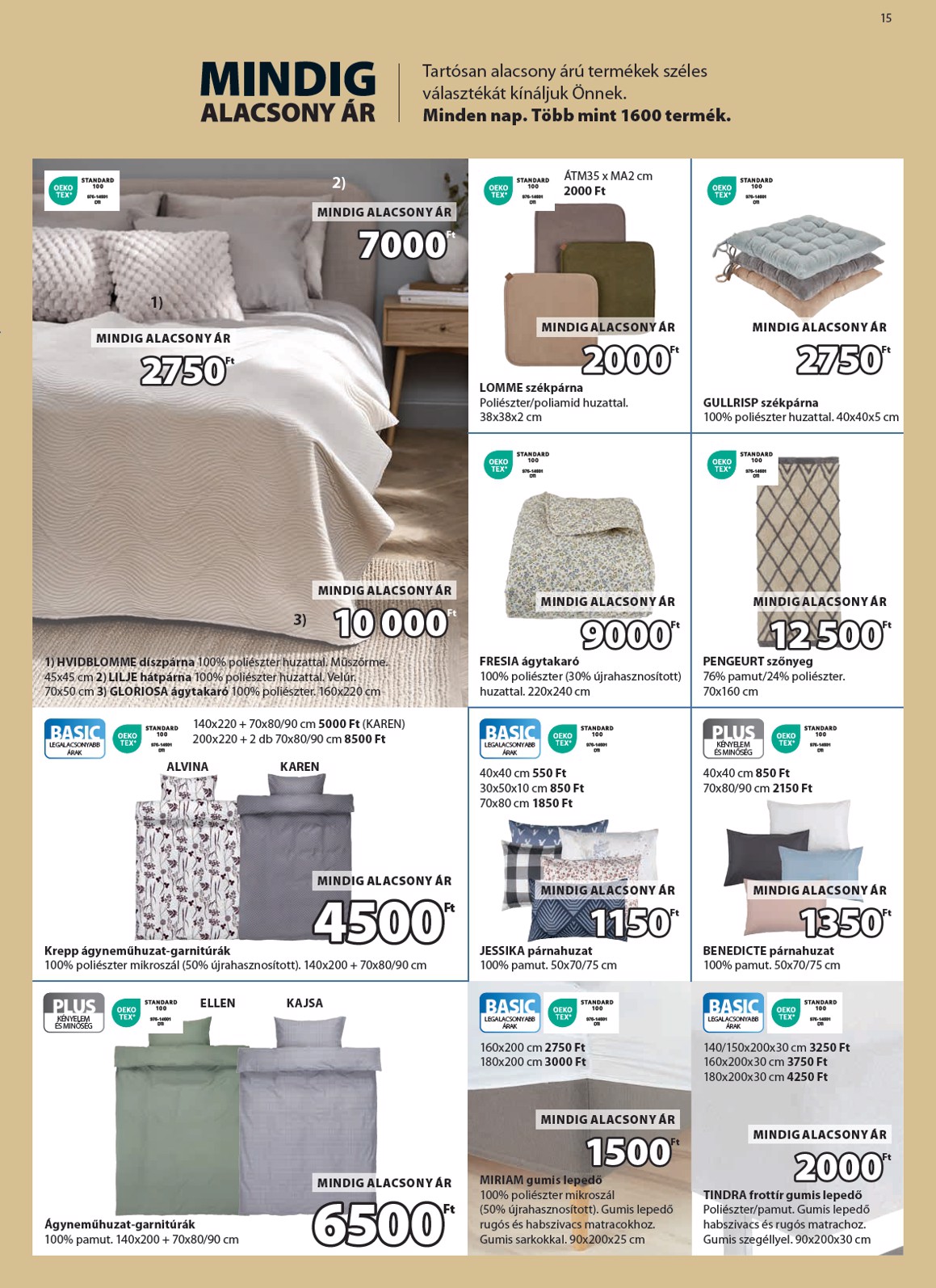 jysk - JYSK akciós újság, érvényes 09.10. - 10.14. - page: 15