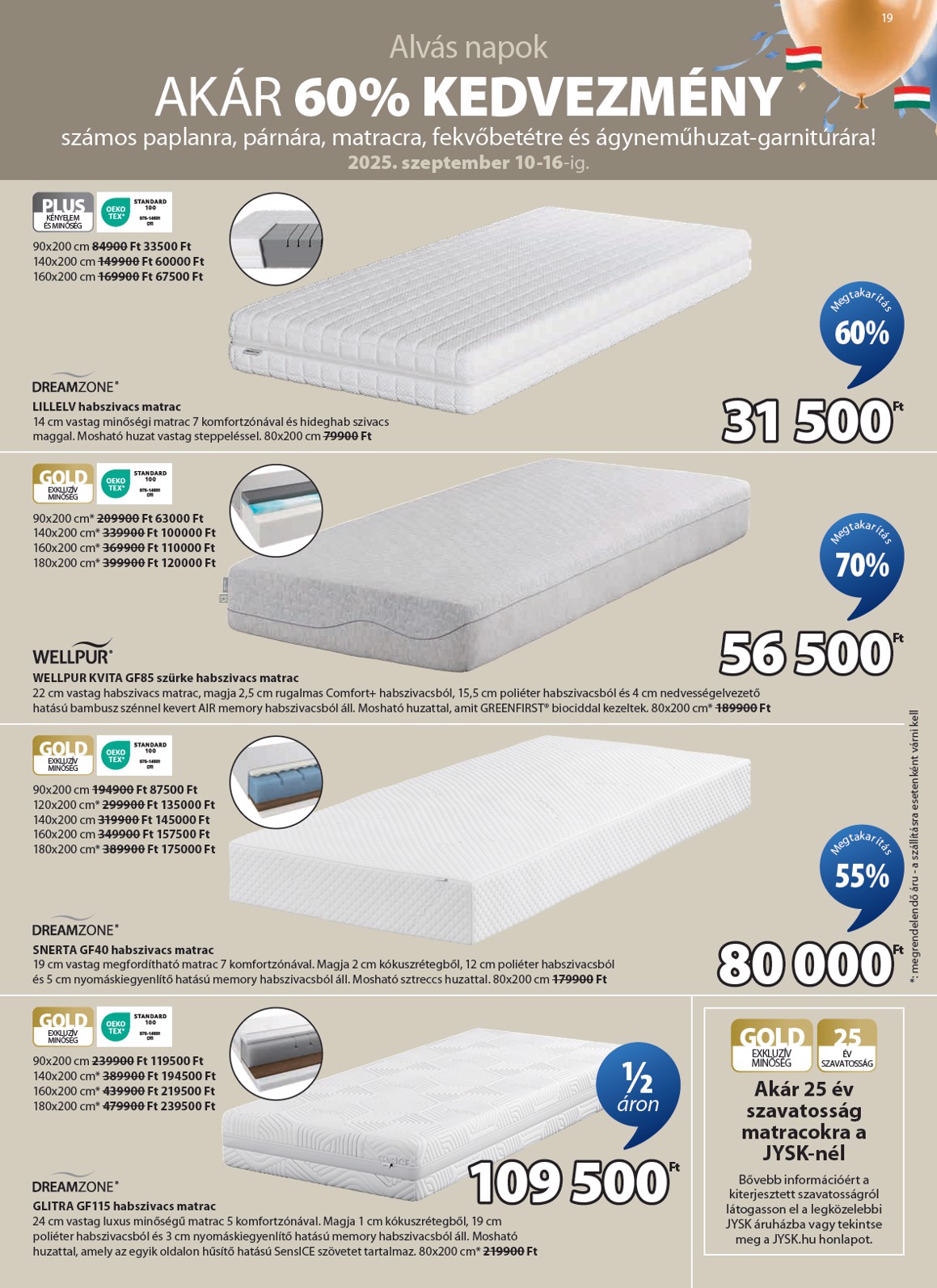 jysk - JYSK akciós újság, érvényes 09.10. - 10.14. - page: 19