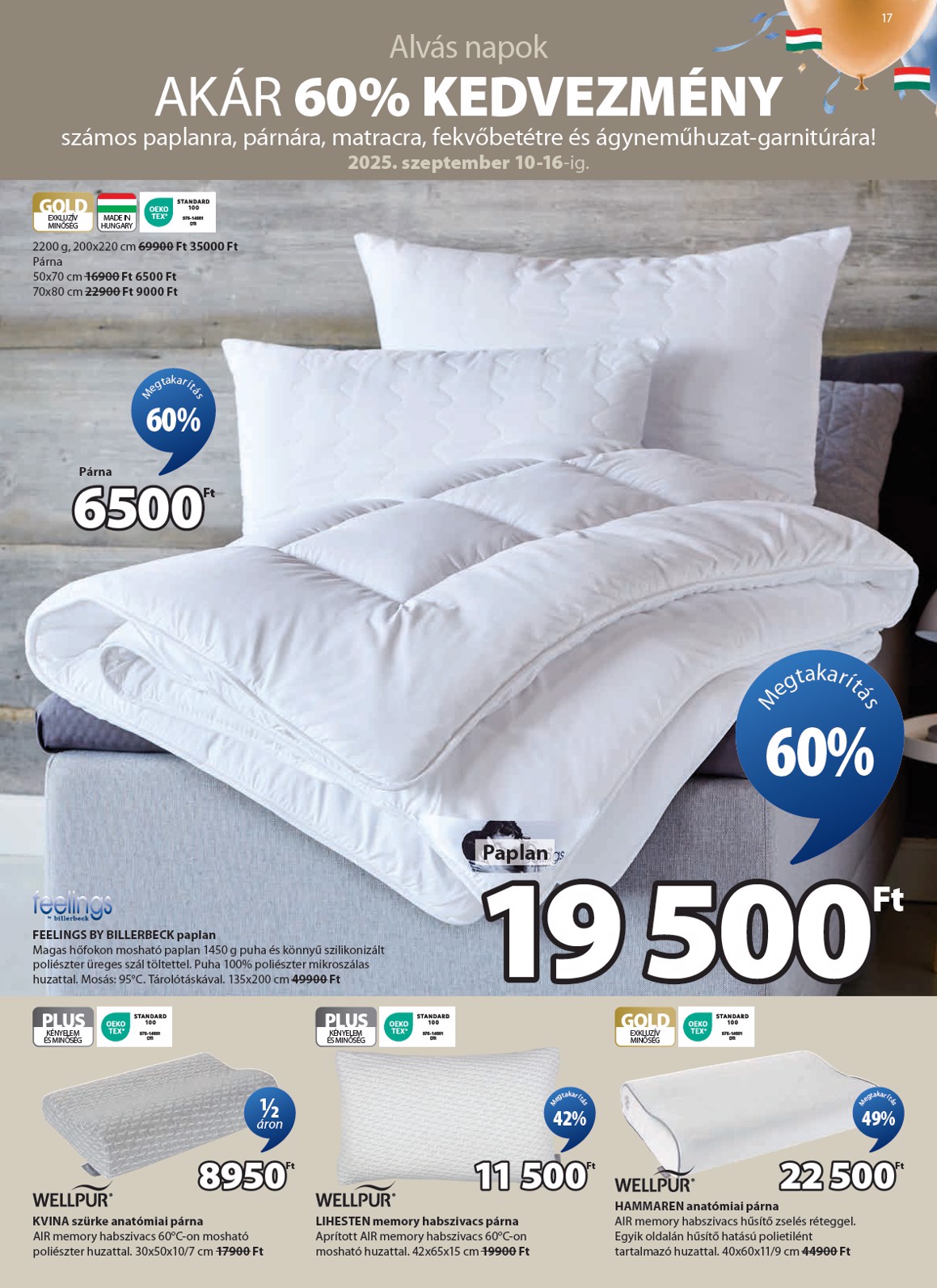 jysk - JYSK akciós újság, érvényes 09.10. - 10.14. - page: 17