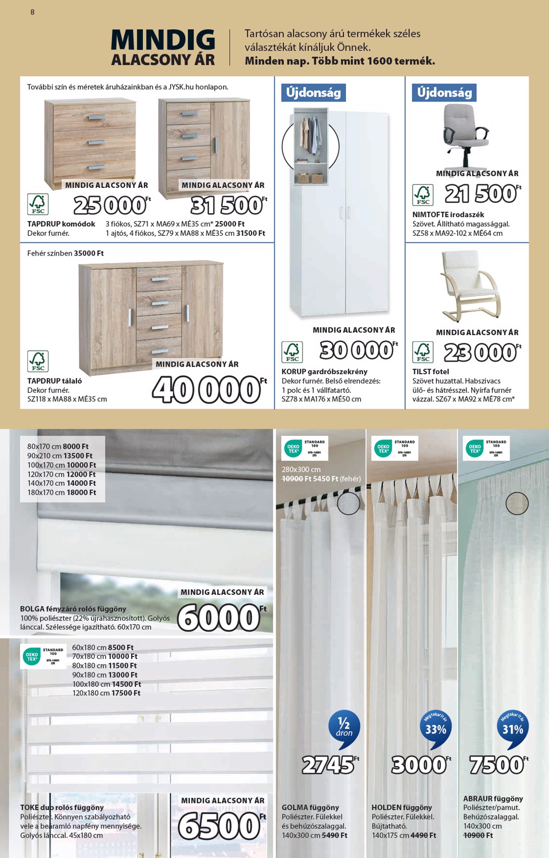 jysk - JYSK akciós újság, érvényes 09.17. - 10.14. - page: 8