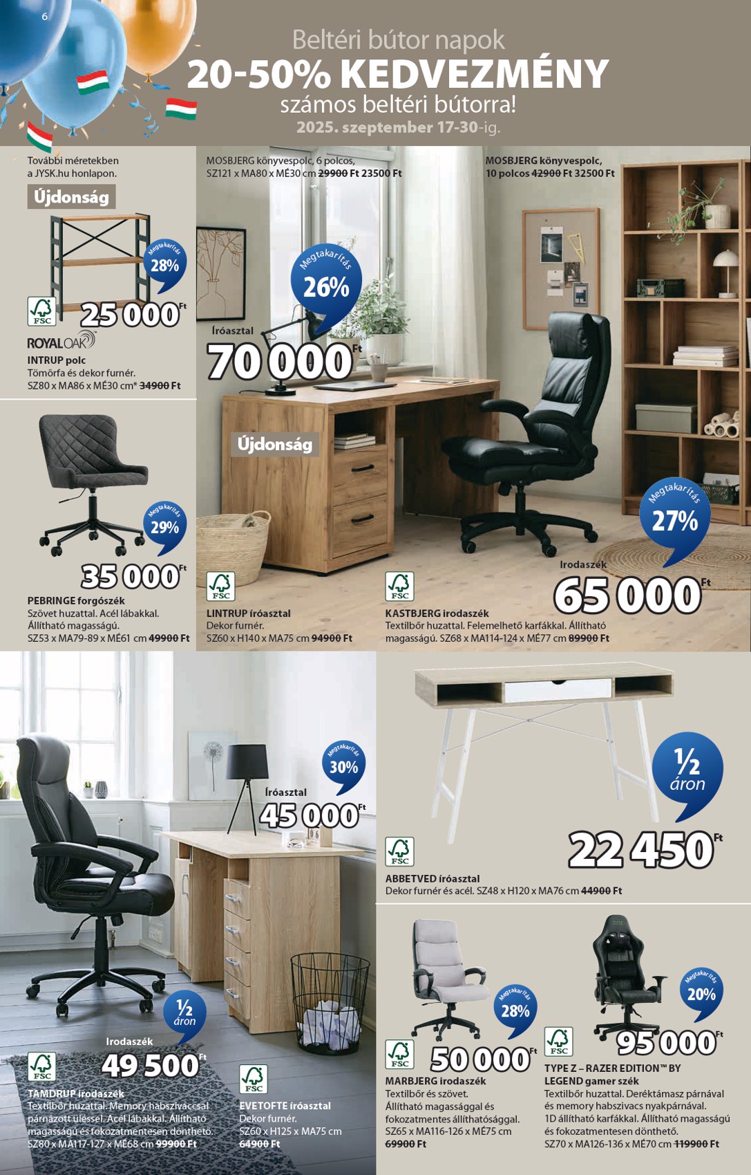 jysk - JYSK akciós újság, érvényes 09.17. - 10.14. - page: 6