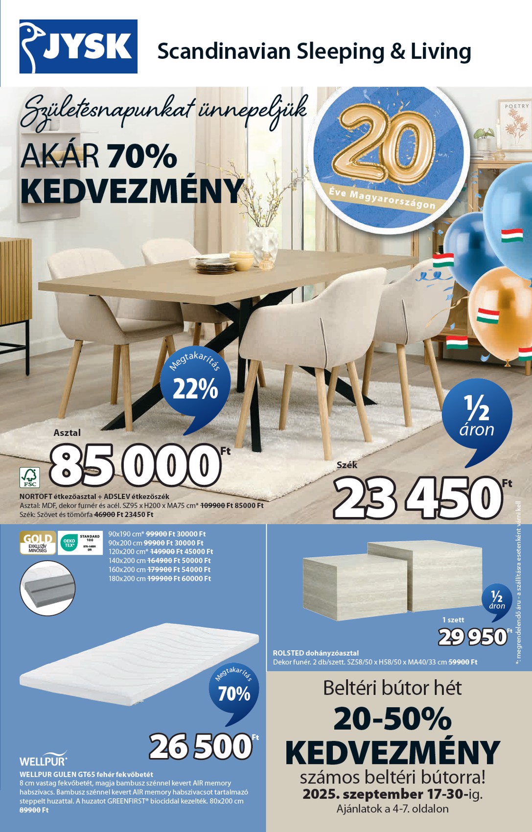 jysk - JYSK akciós újság, érvényes 09.17. - 10.14.