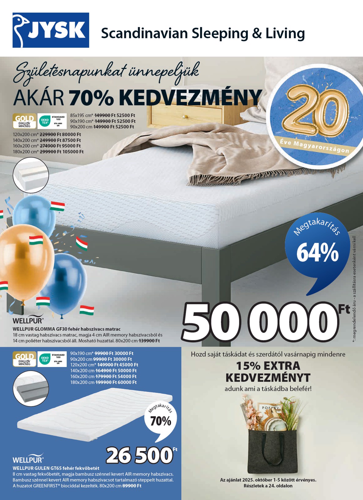 jysk - JYSK akciós újság, érvényes 10.01. - 10.14.