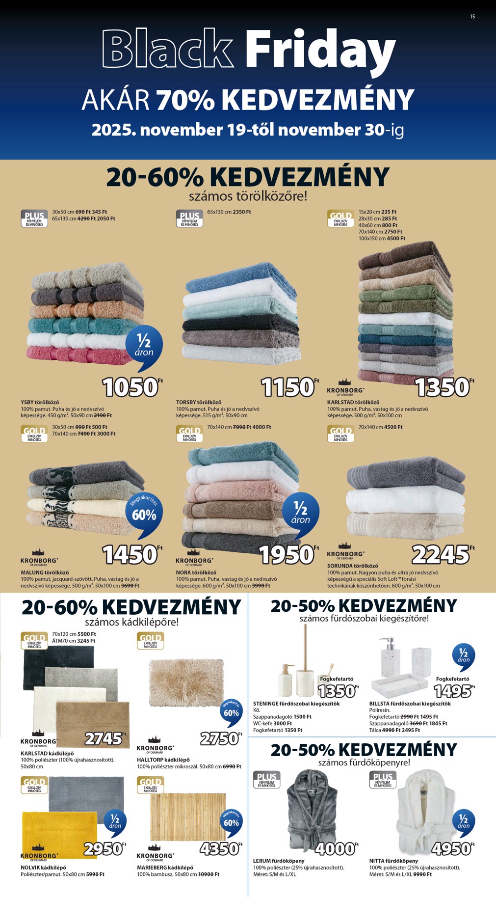 jysk - JYSK akciós újság, érvényes 11.19. - 11.30. - page: 15