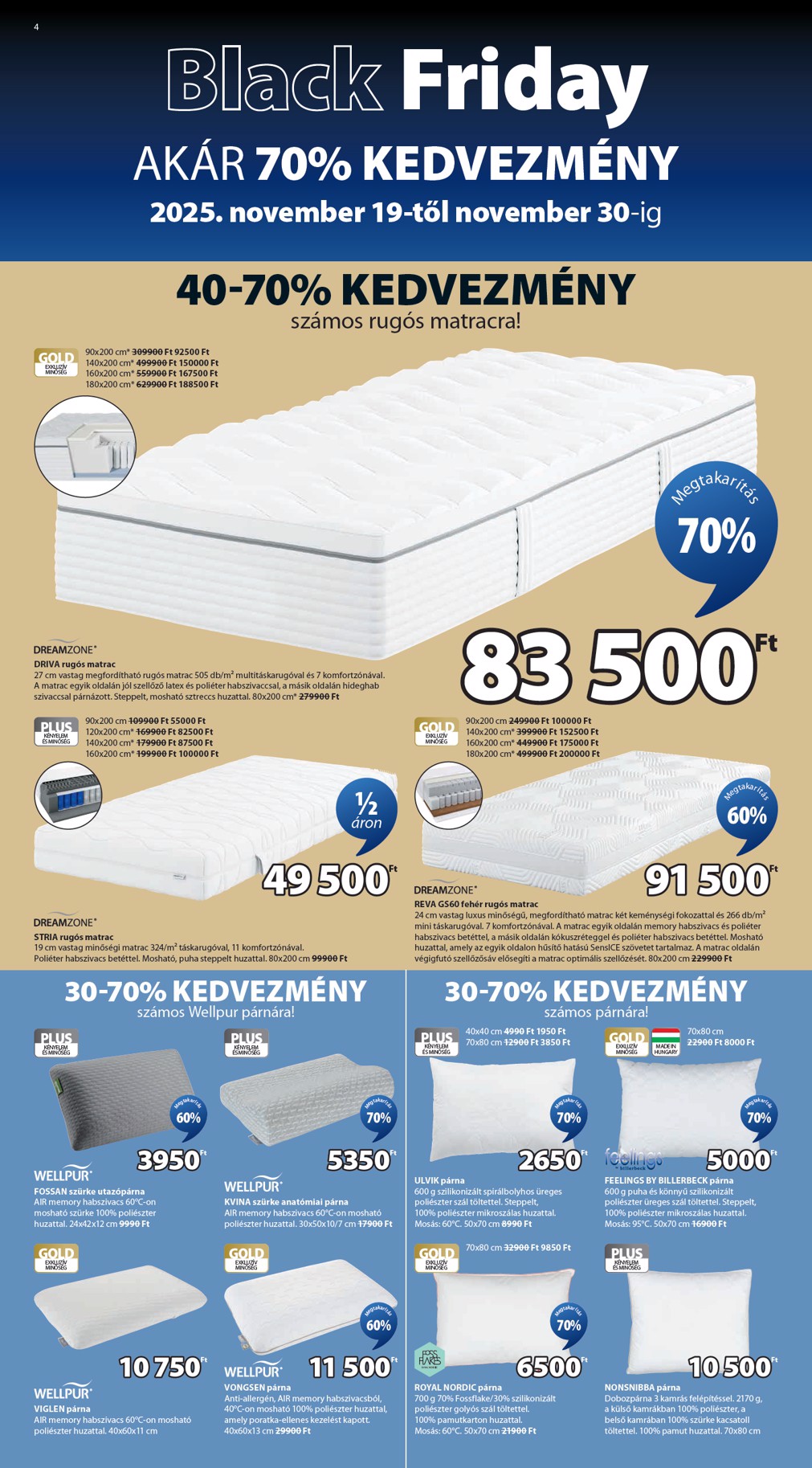 jysk - JYSK akciós újság, érvényes 11.19. - 11.30. - page: 4
