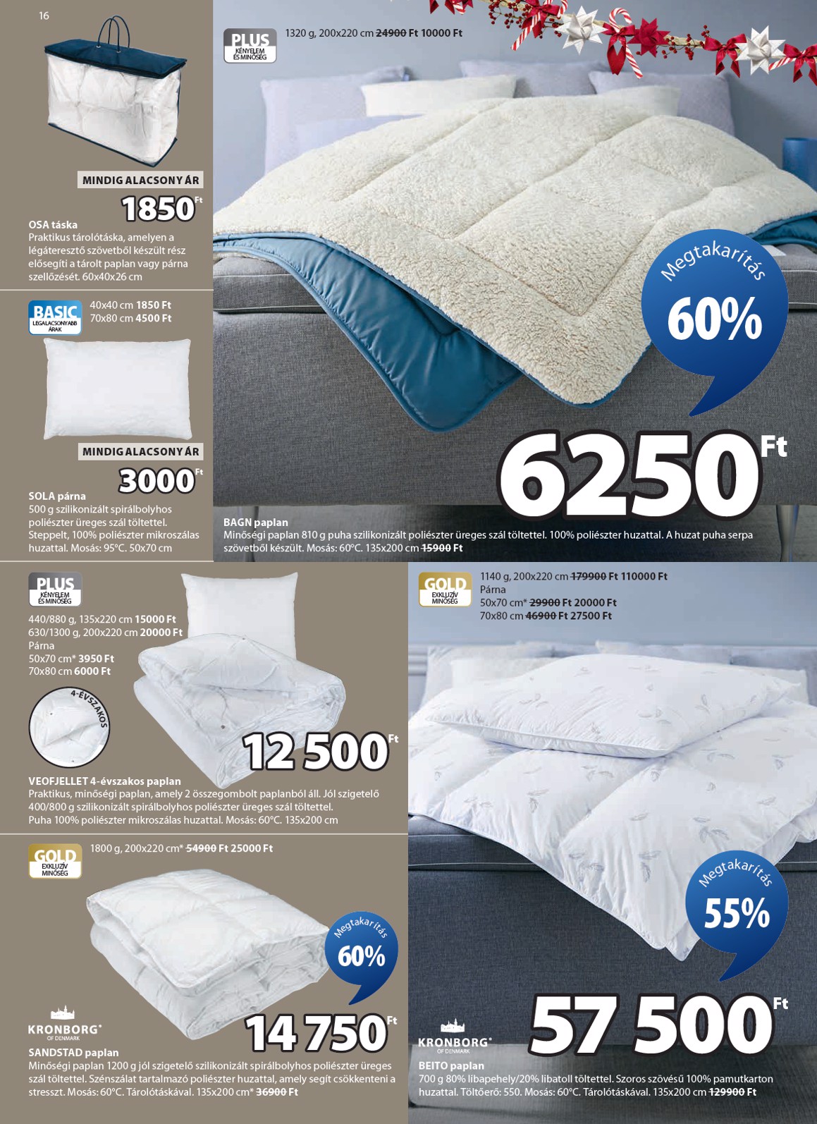 jysk - JYSK akciós újság, érvényes 12.10. - 12.30. - page: 16