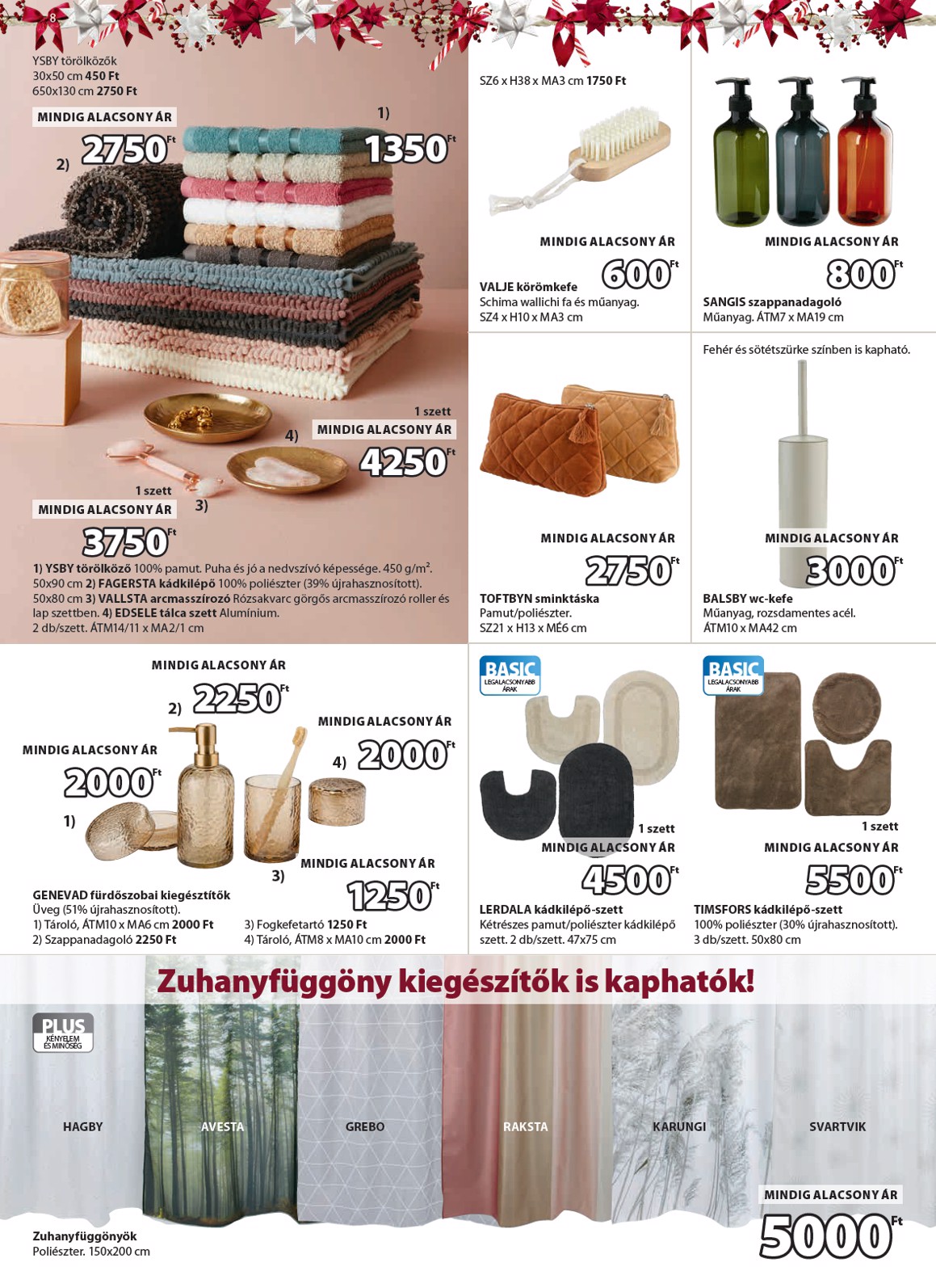 jysk - JYSK akciós újság, érvényes 12.10. - 12.30. - page: 8