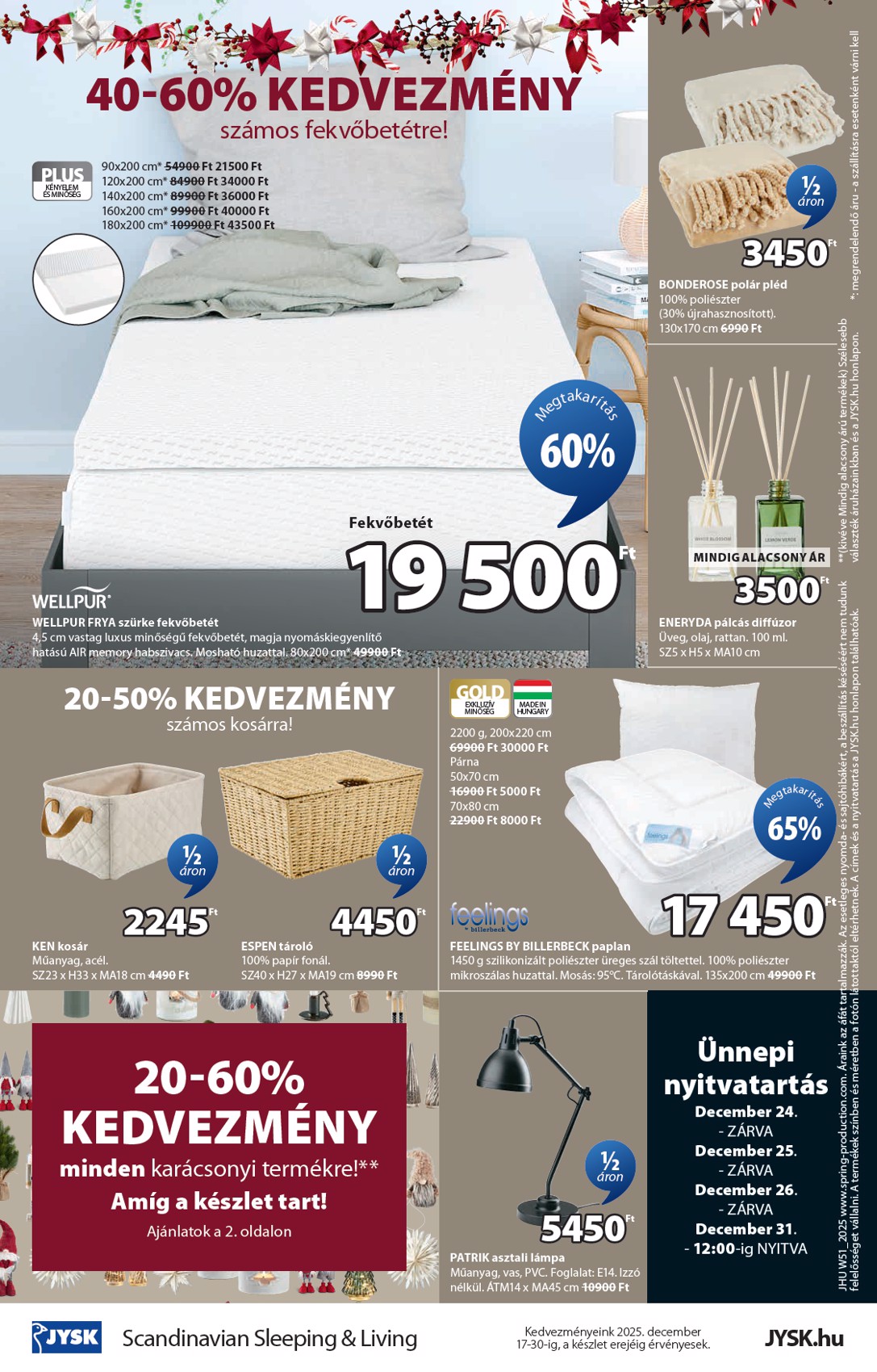 jysk - JYSK akciós újság, érvényes 12.17. - 12.30. - page: 16