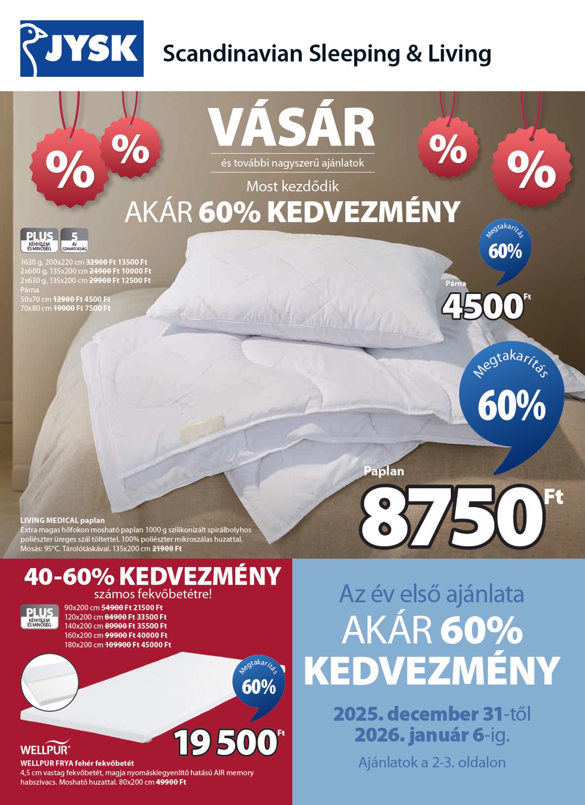 jysk - JYSK akciós újság, érvényes 12.31. - 02.01.