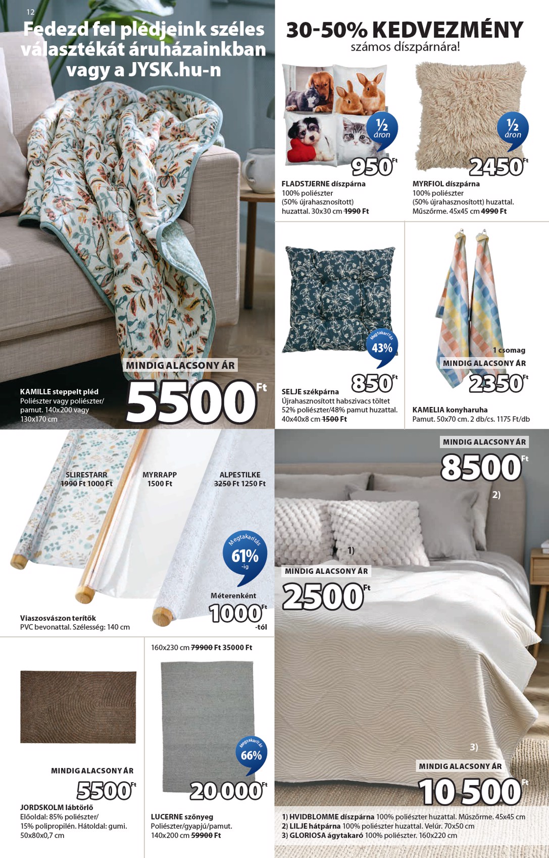 jysk - JYSK akciós újság, érvényes 01.07. - 02.01. - page: 12