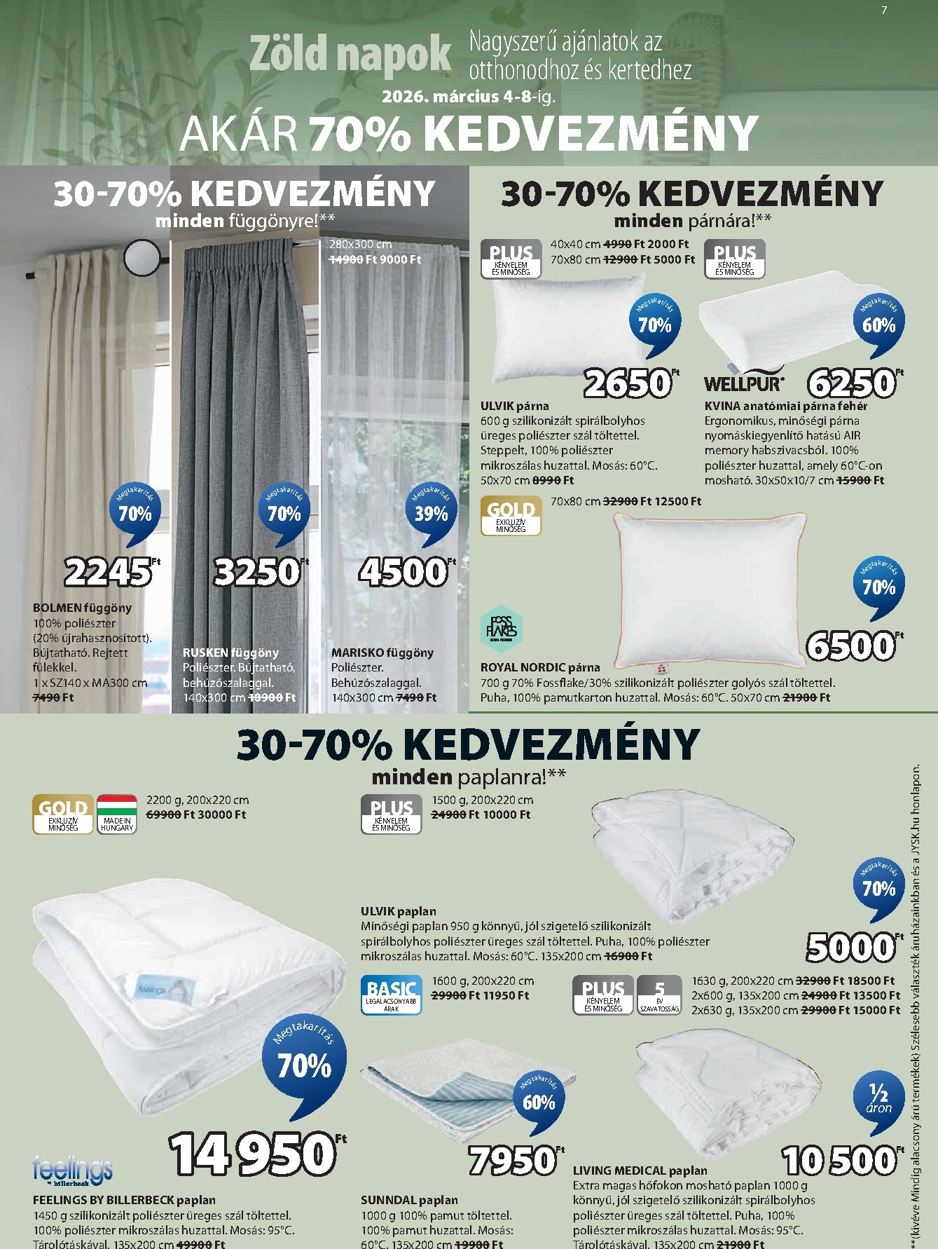 jysk - JYSK akciós újság, érvényes 2026.03.04. - 2026.04.07. - page: 8