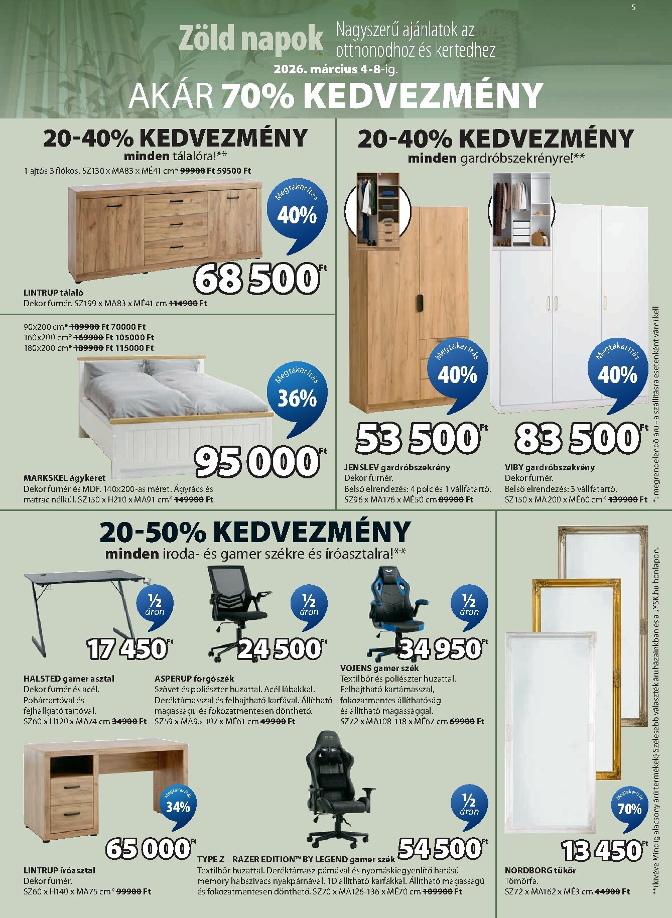 jysk - JYSK akciós újság, érvényes 2026.03.04. - 2026.04.07. - page: 6