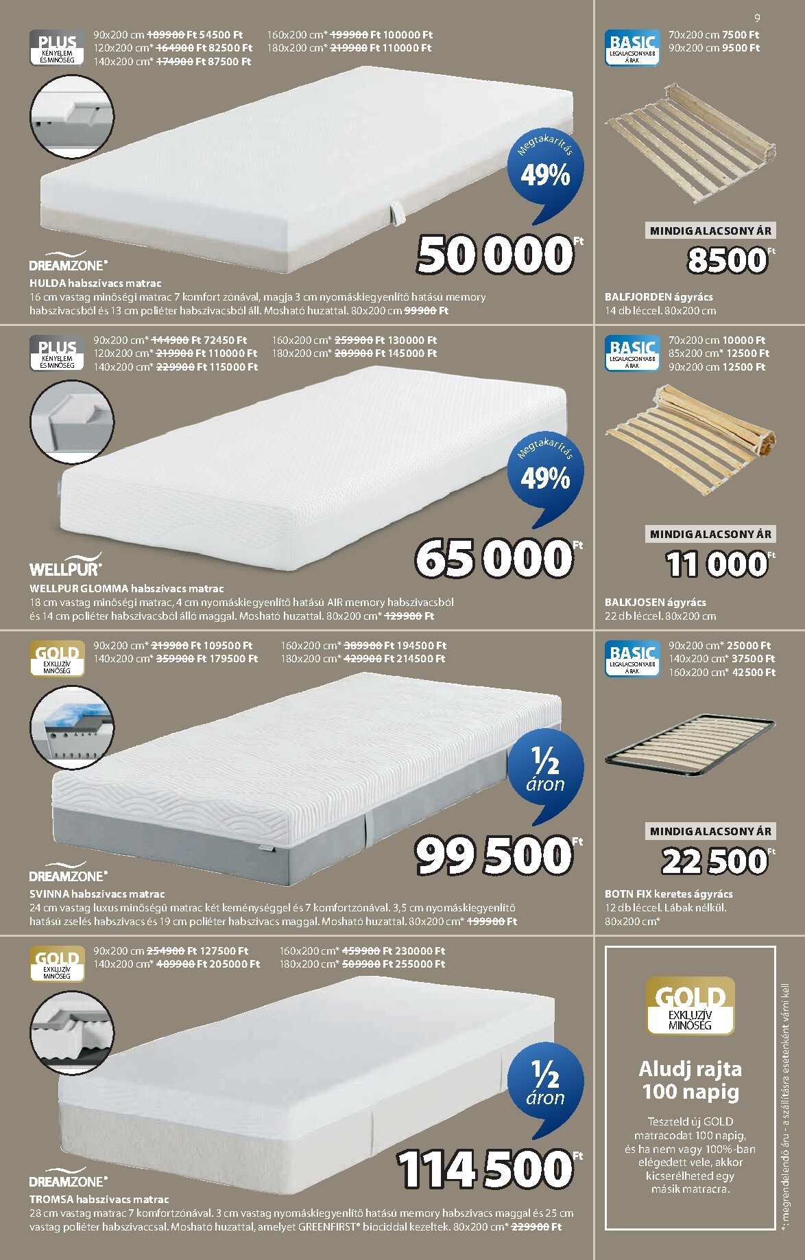 jysk - JYSK akciós újság, érvényes 2026.03.11. - 2026.04.07. - page: 9