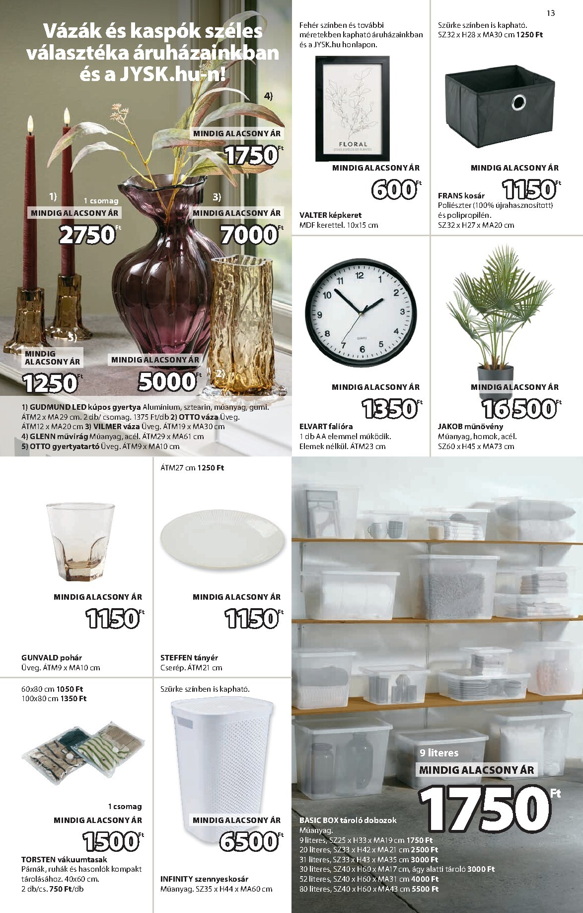 jysk - JYSK akciós újság, érvényes 2026.03.11. - 2026.04.07. - page: 13