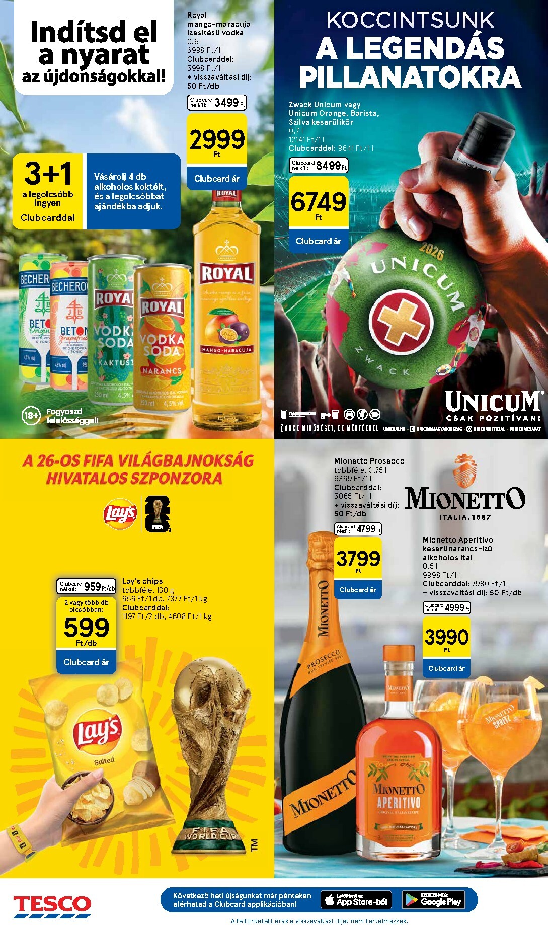 tesco - Tesco hirdetmény a következő hétre csütörtöktől 2026.06.18.-tól szerdától 2026.06.24.-ig - page: 28